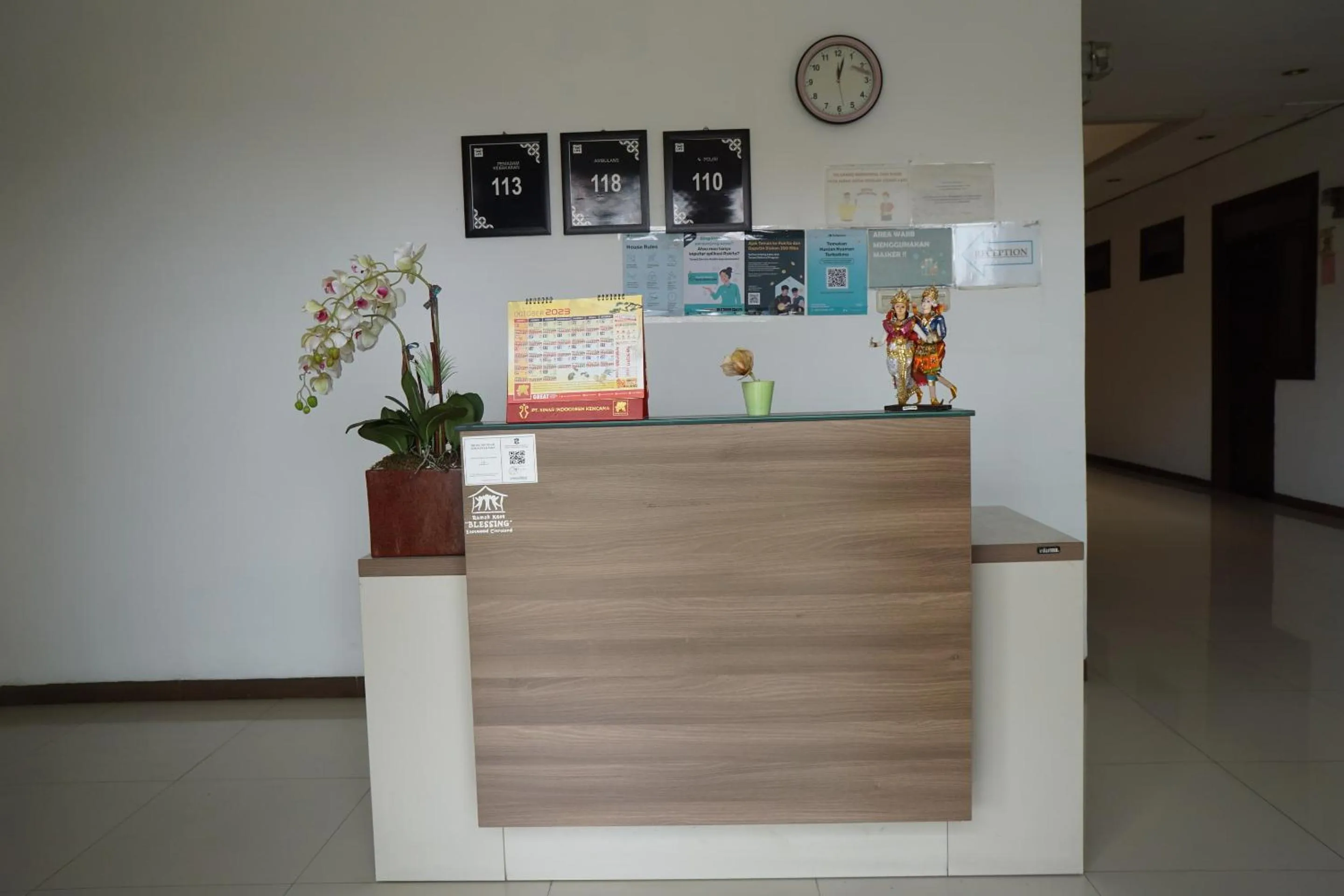 Lobby or reception in OYO 92863 Hotel Blessing