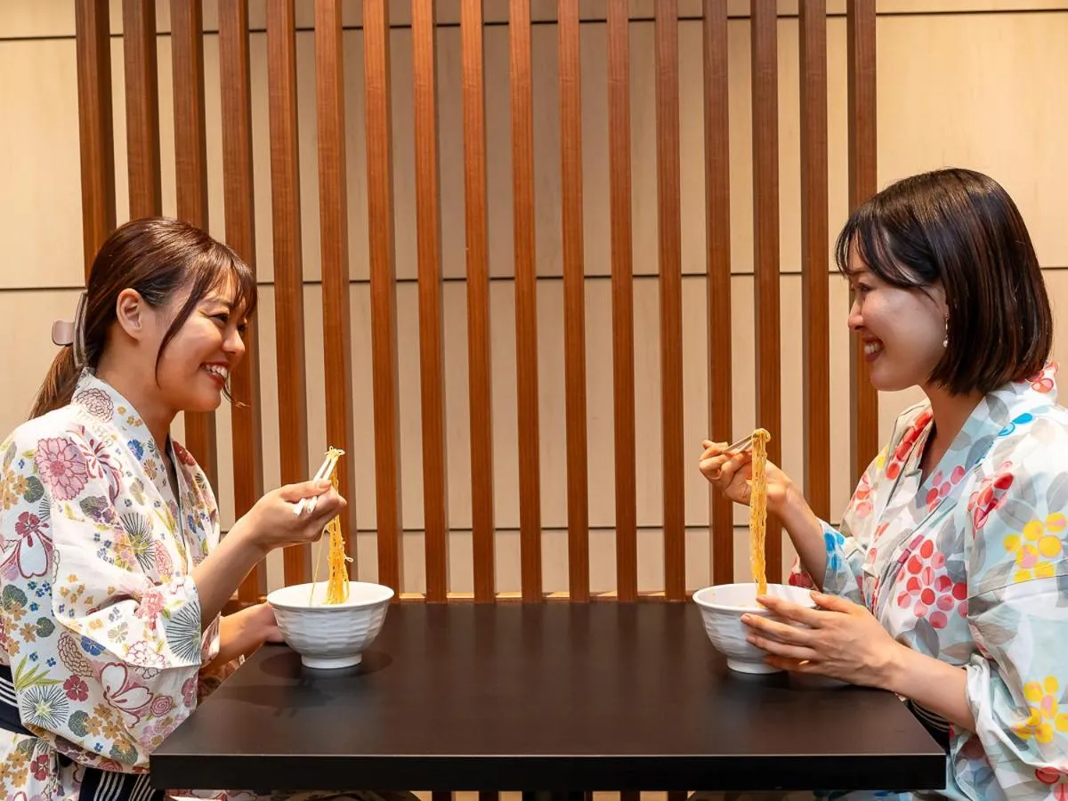 Restaurant/places to eat in KAMENOI HOTEL Kusatsu Yubatake