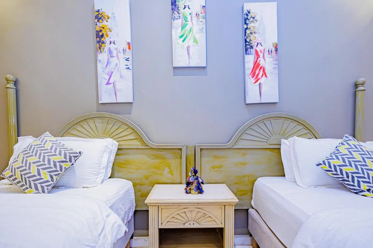 Bed in Ocean Villa Heights