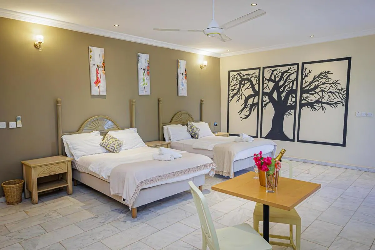 Bed in Ocean Villa Heights