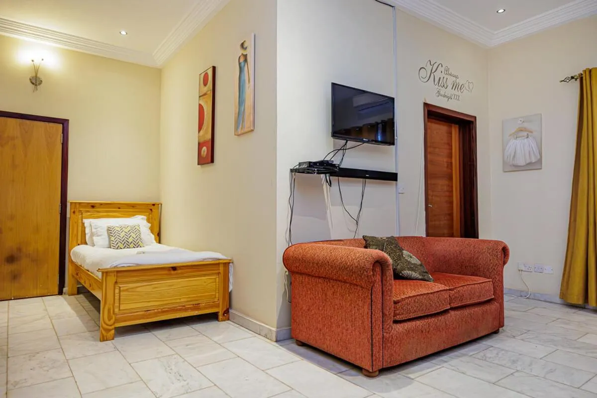 Seating area, Bed in Ocean Villa Heights