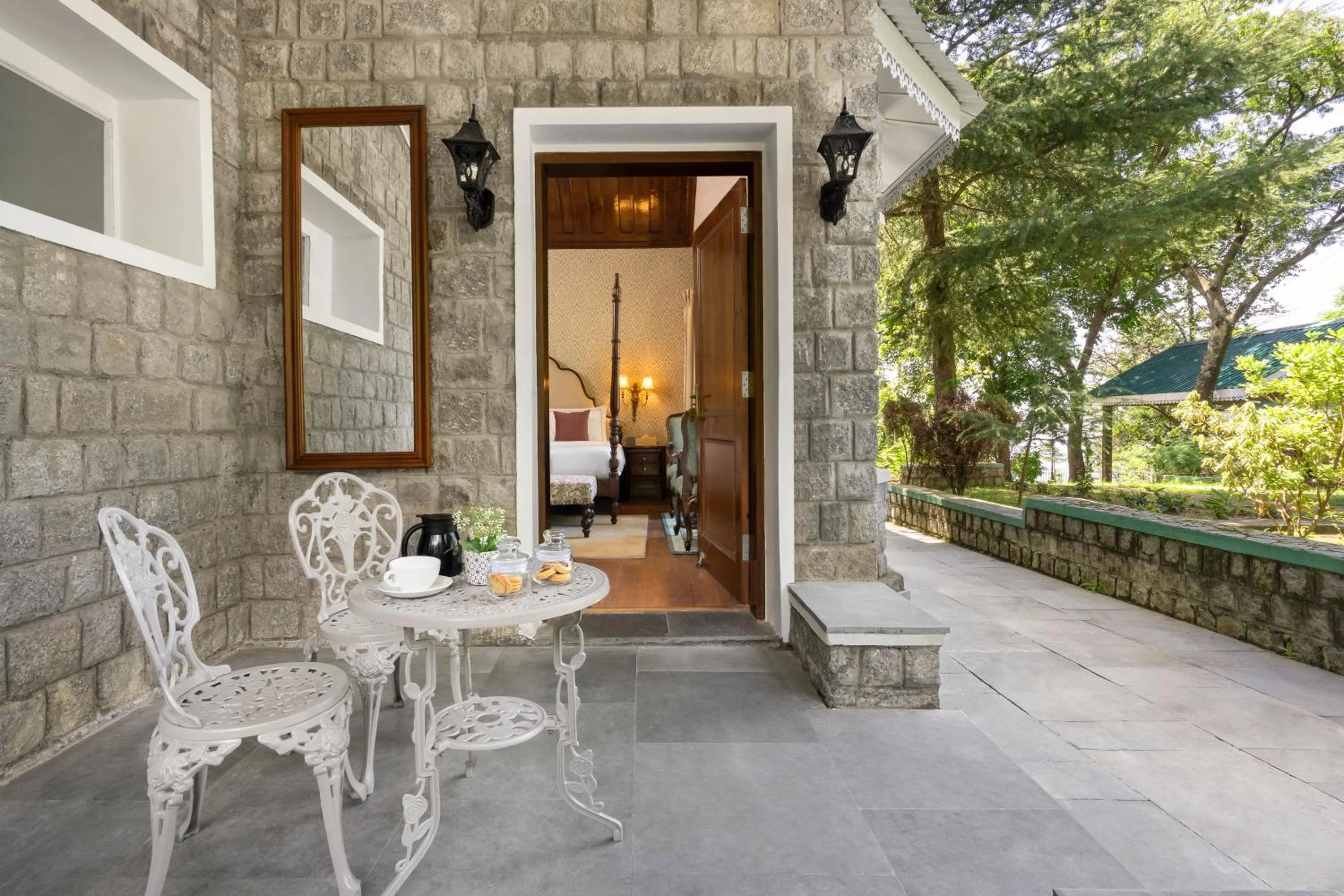 Garden in Brij Anayra Dharamshala - A Himalayan Luxury Retreat