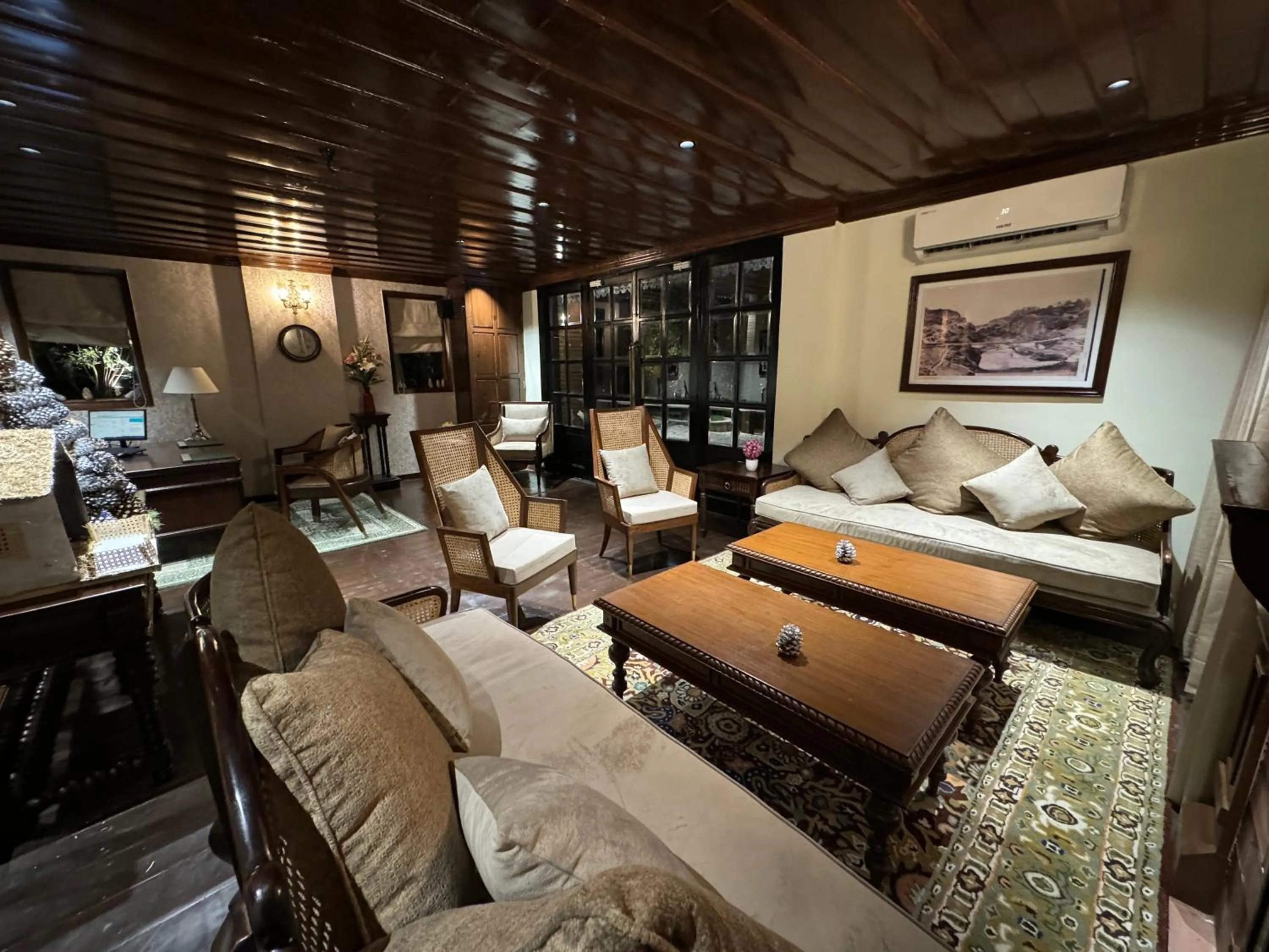Lobby or reception, Seating Area in Brij Anayra Dharamshala - A Himalayan Luxury Retreat