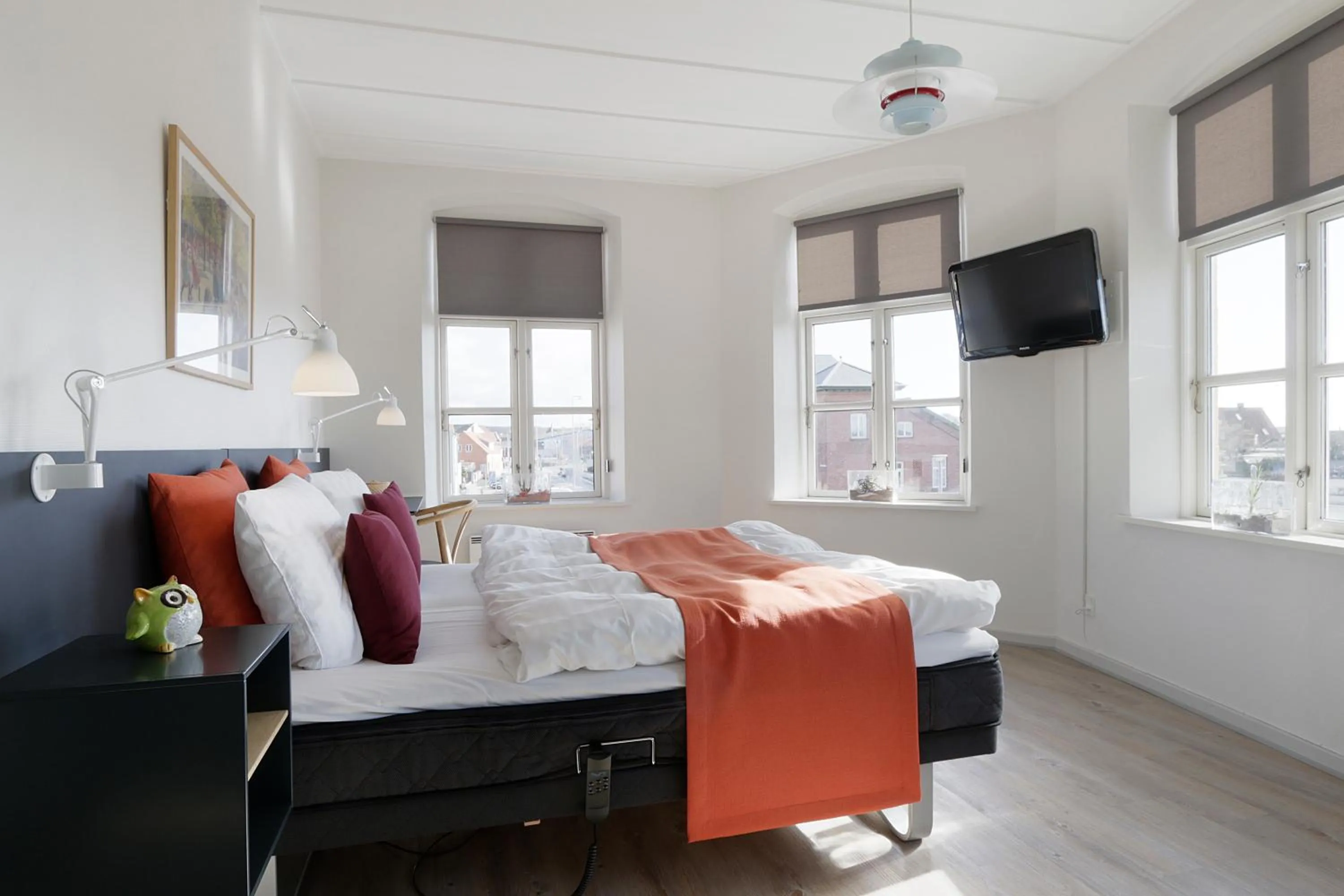 Bed in Hotel Færgegaarden