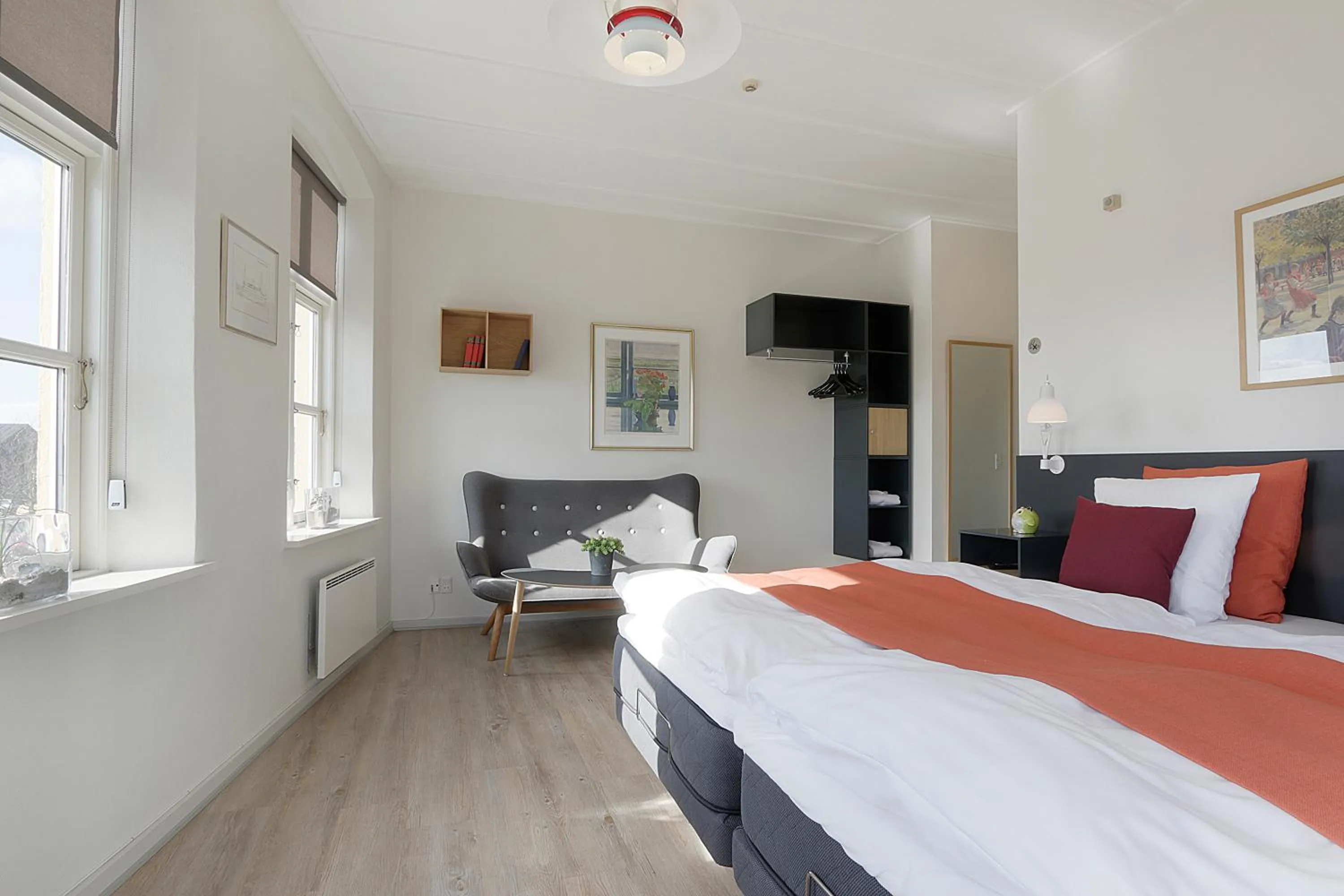 Bed in Hotel Færgegaarden