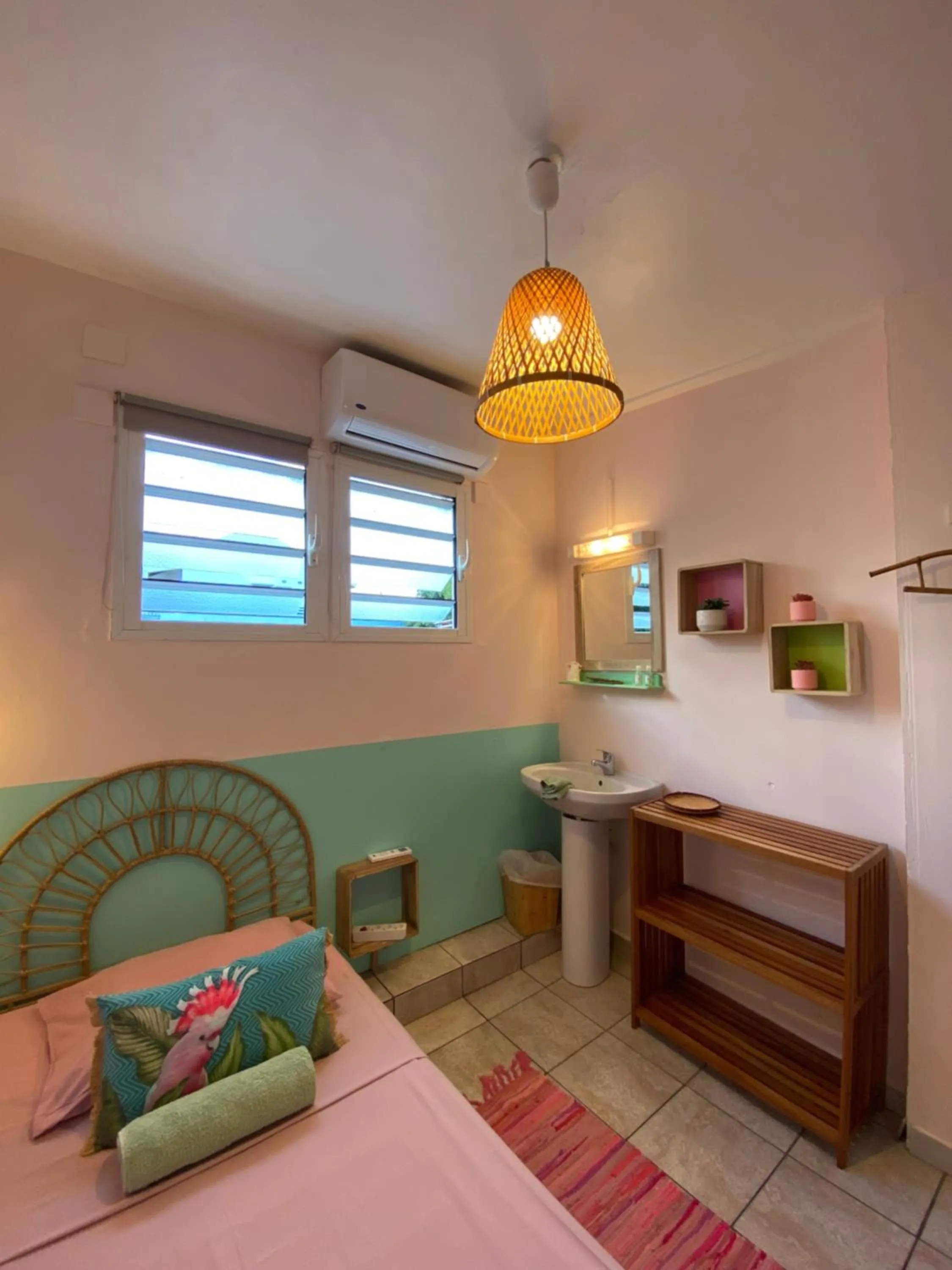 Decorative detail, Bed in Hotel De la Plage