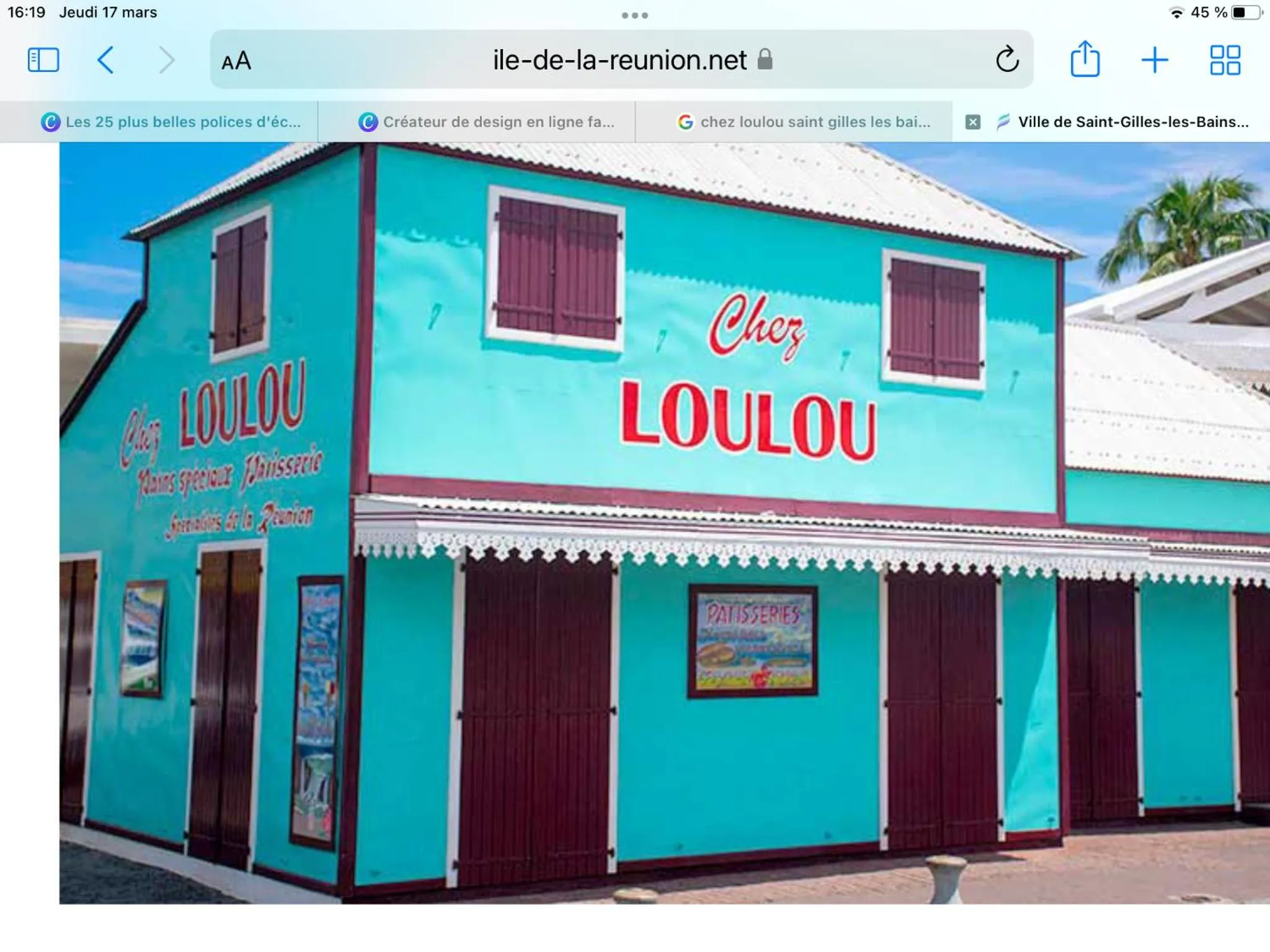 Street view in Hotel De la Plage