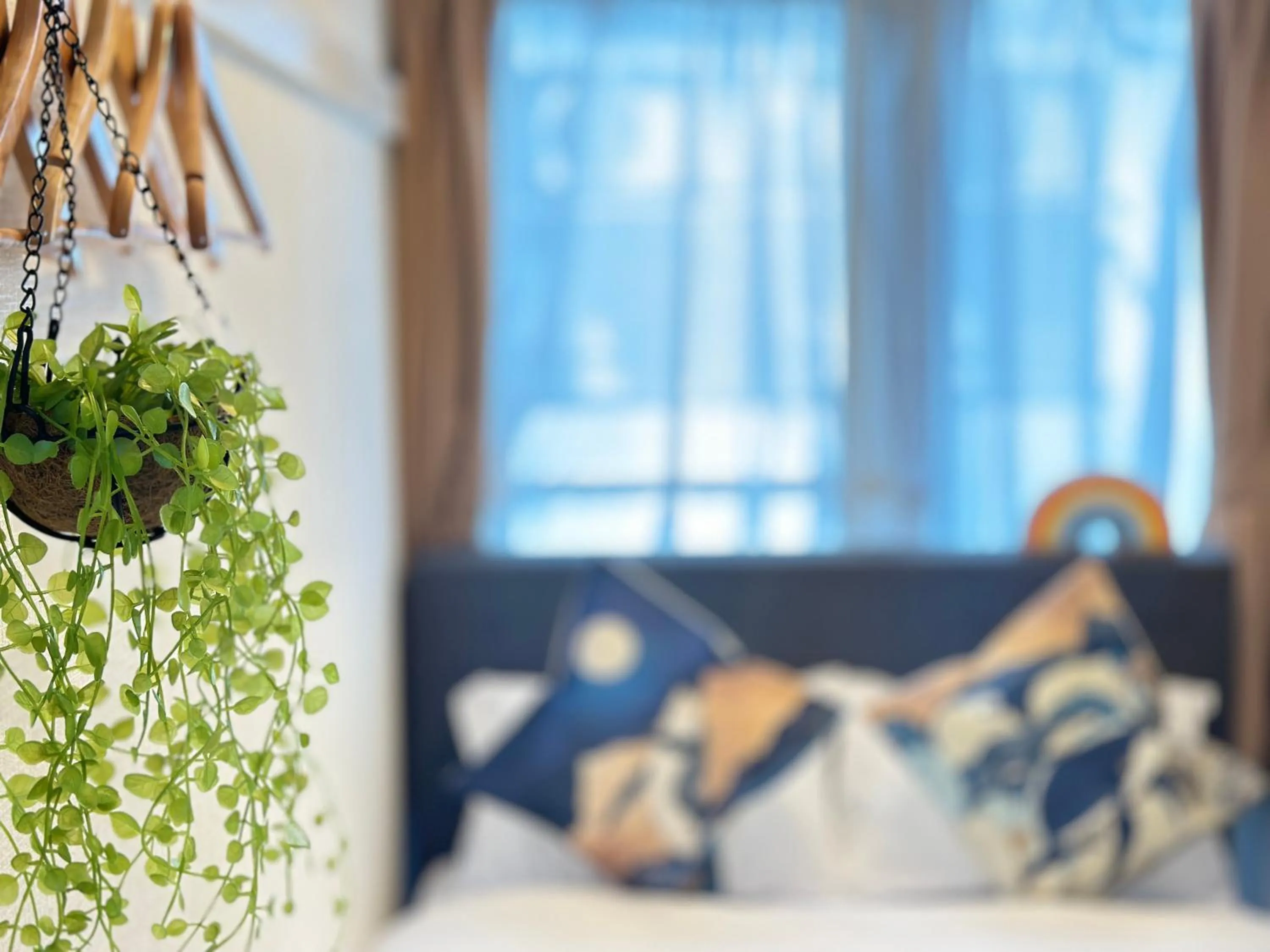 Bed in nestay apartment tokyo itabashi