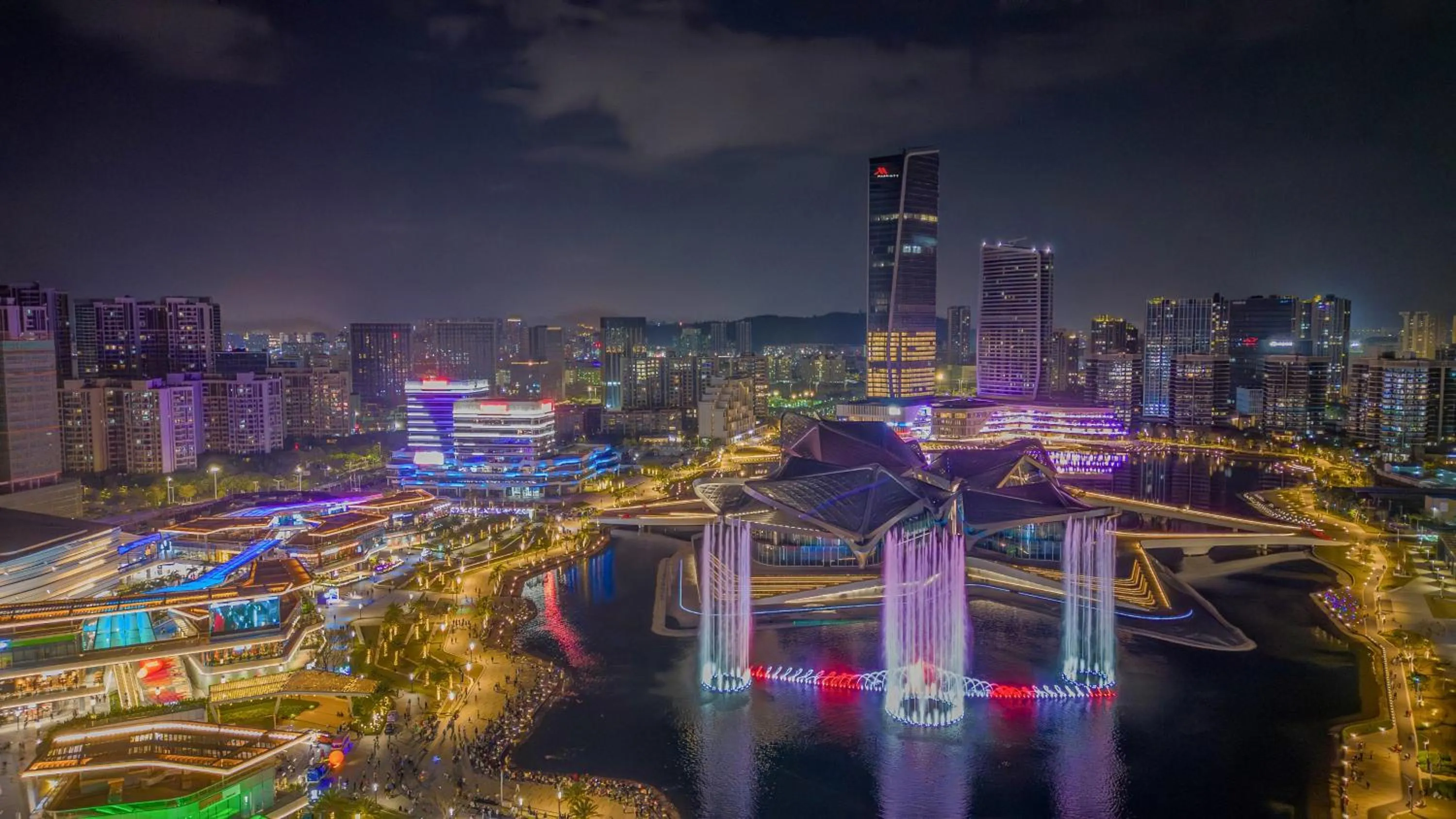 Night in Zhuhai Marriott Hotel Jinwan