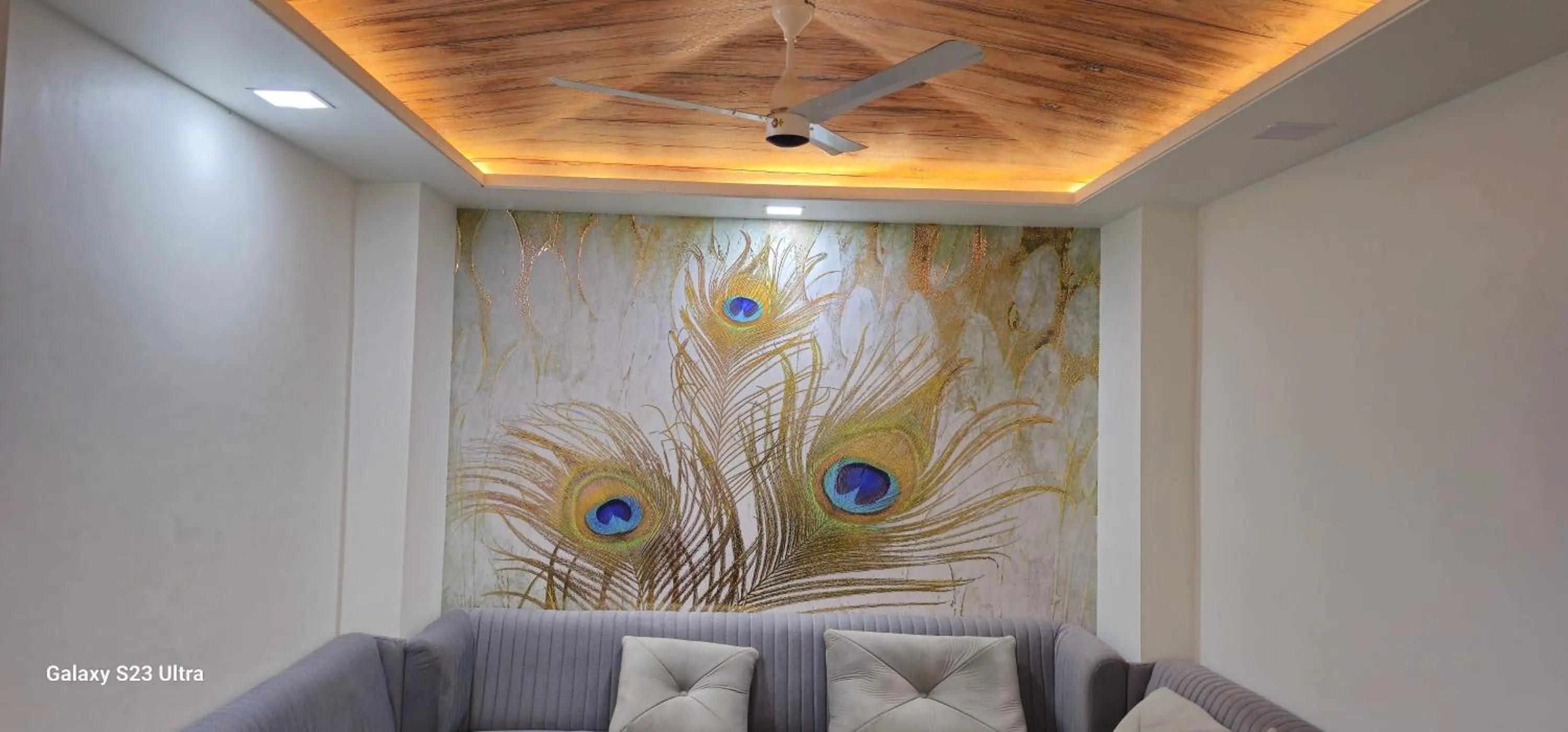 Living room in The Grand ND Resort- Kanha Tulsi Heights Behind Prem Mandir