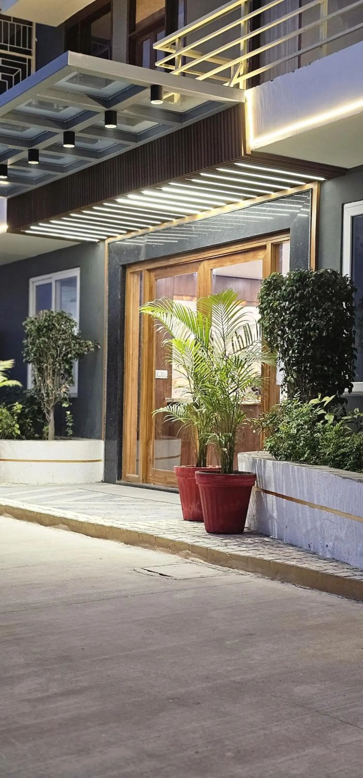 Facade/entrance in The Grand ND Resort- Kanha Tulsi Heights Behind Prem Mandir