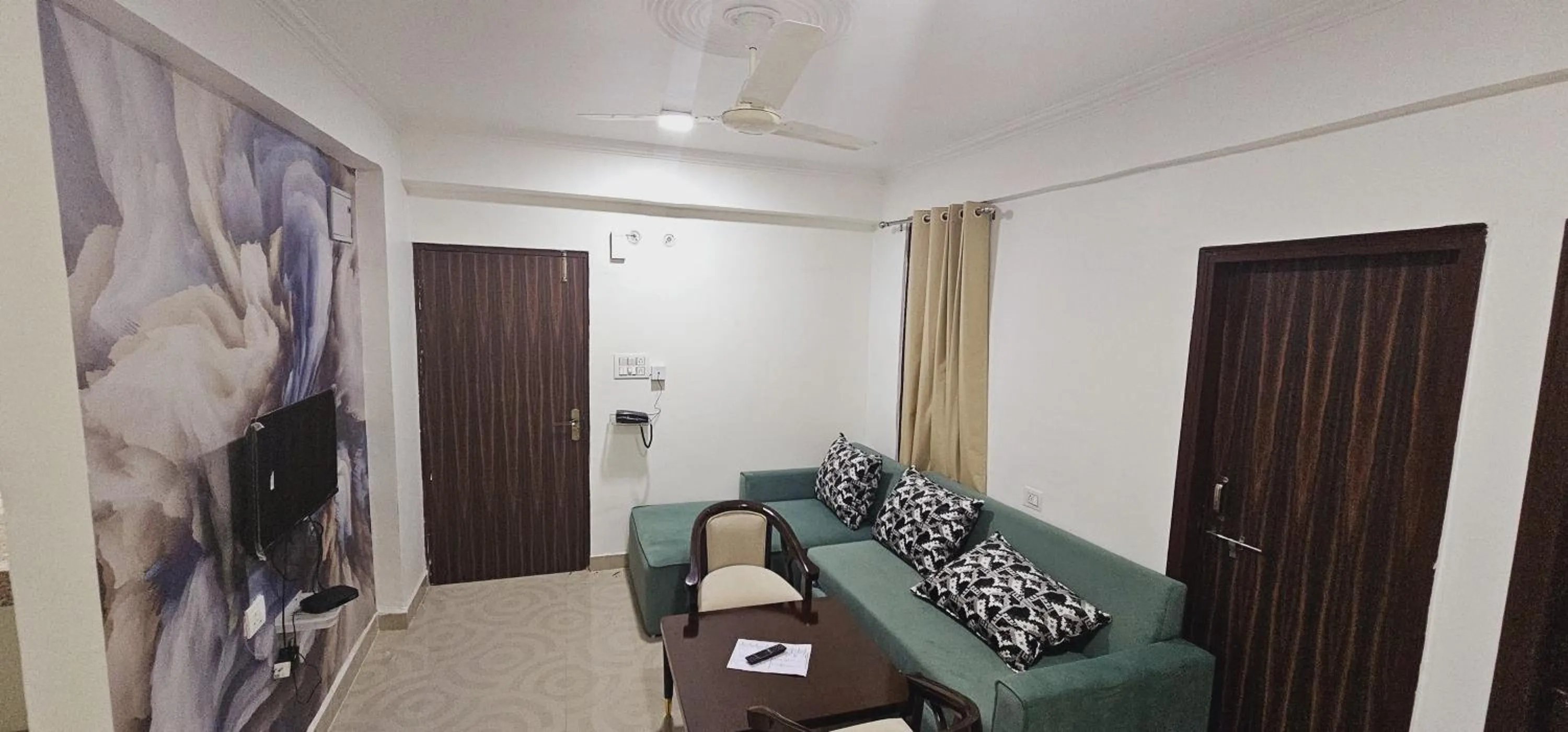 Living room in The Grand ND Resort- Kanha Tulsi Heights Behind Prem Mandir