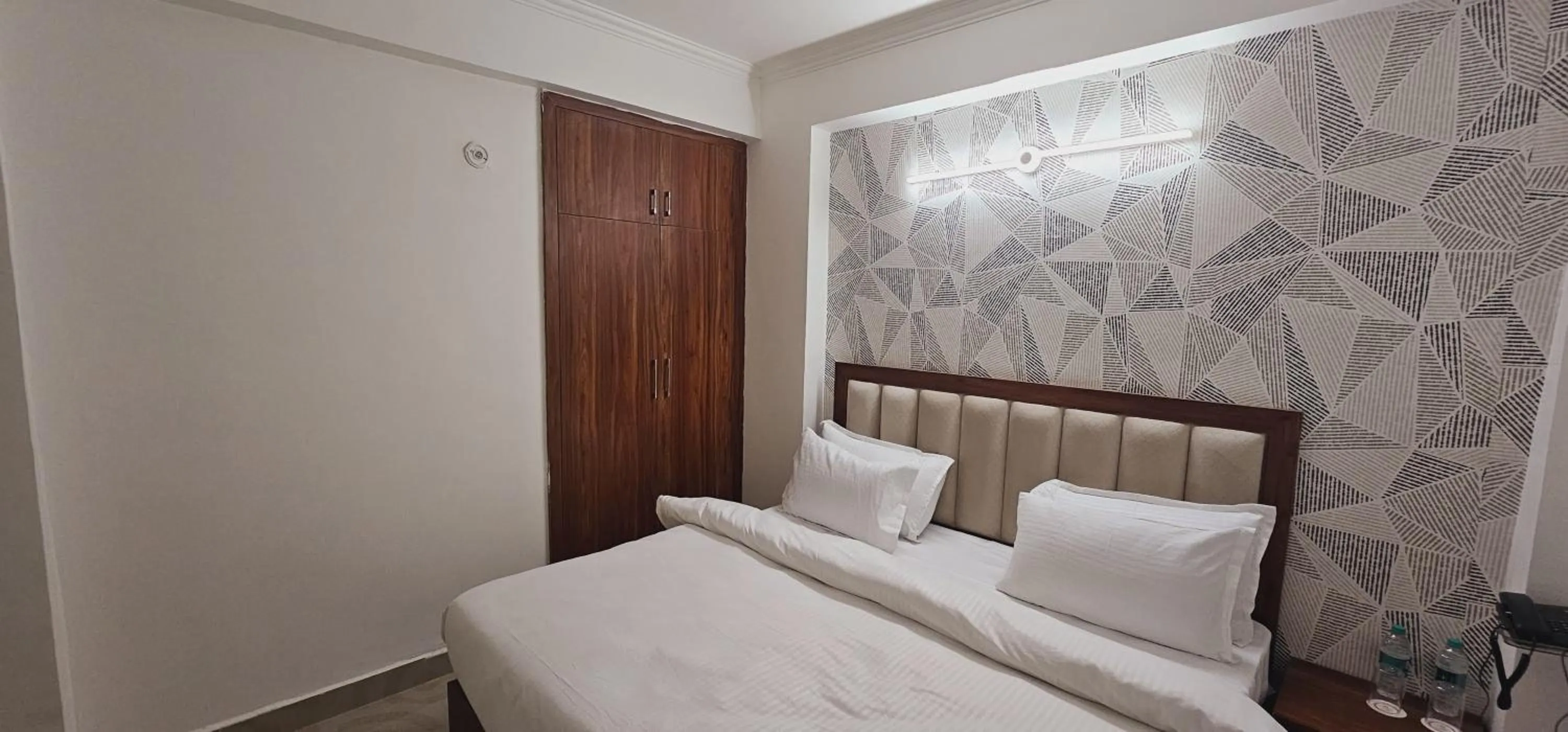 Bedroom, Bed in The Grand ND Resort- Kanha Tulsi Heights Behind Prem Mandir