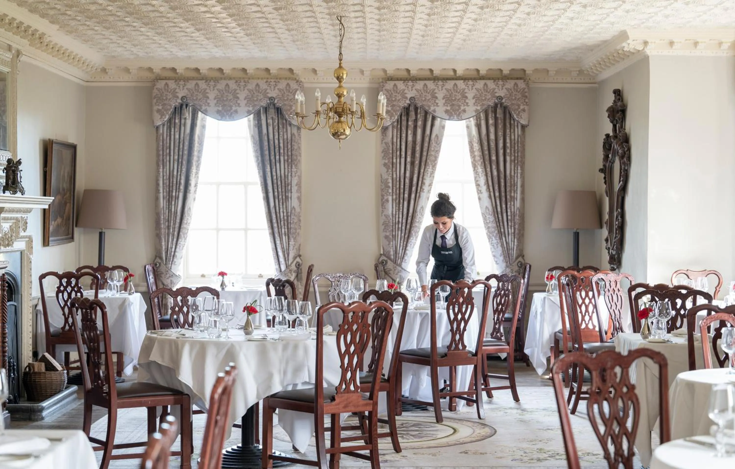 Restaurant/places to eat in Chilston Park Hotel