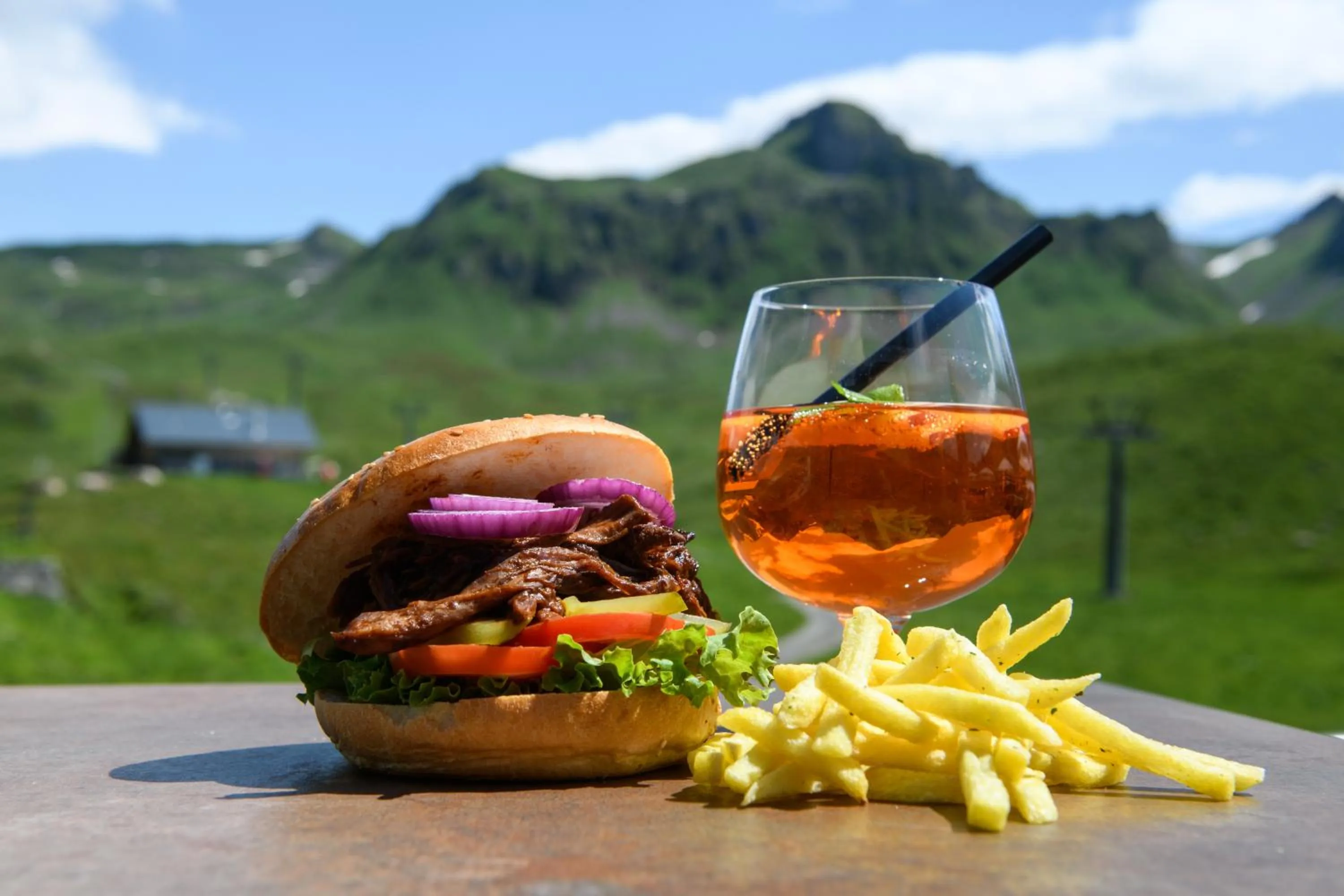 Food close-up in Berghotel Distelboden