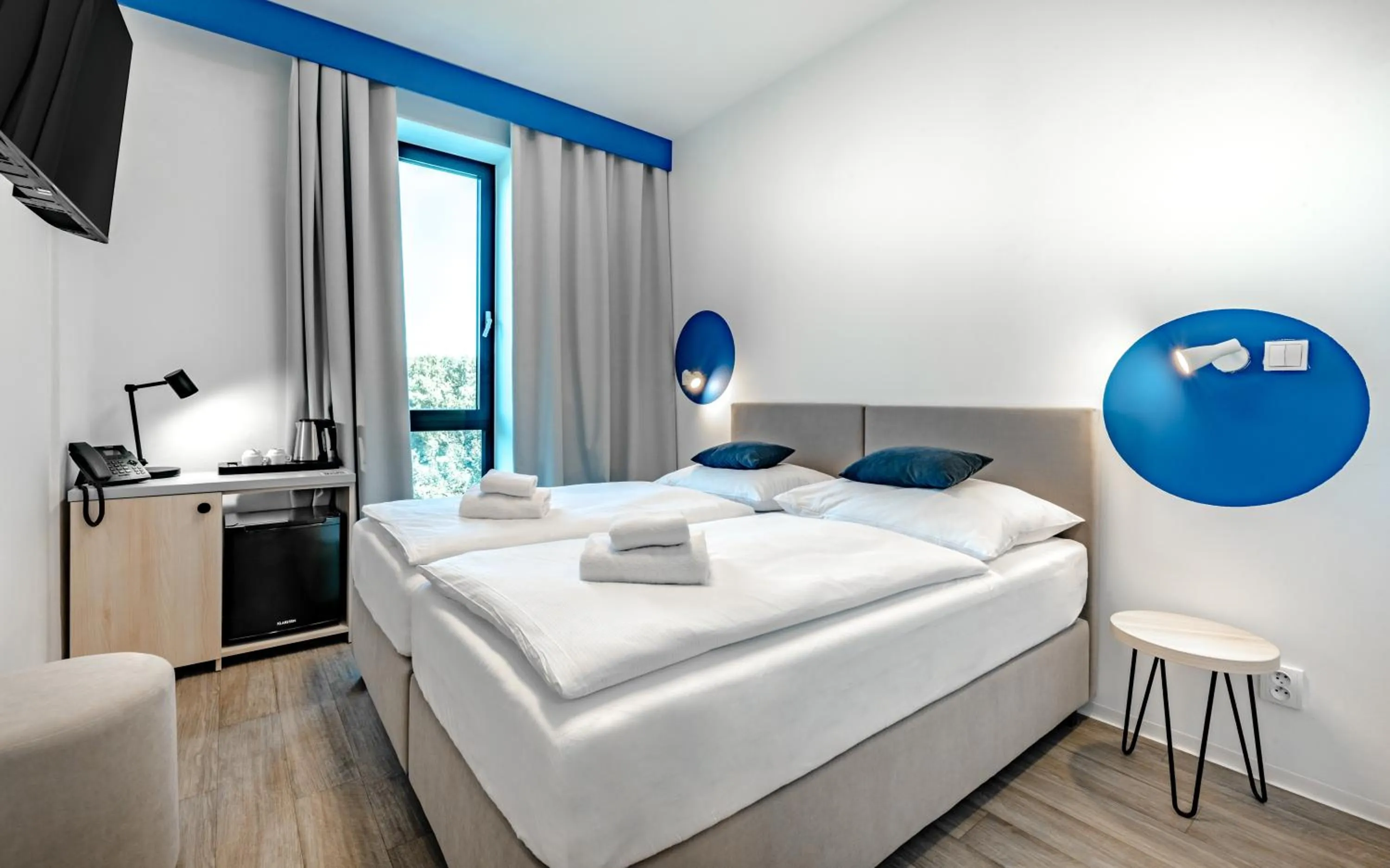 Bed in Hotel Active Stadium