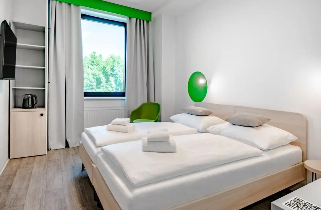 Bed in Hotel Active Stadium