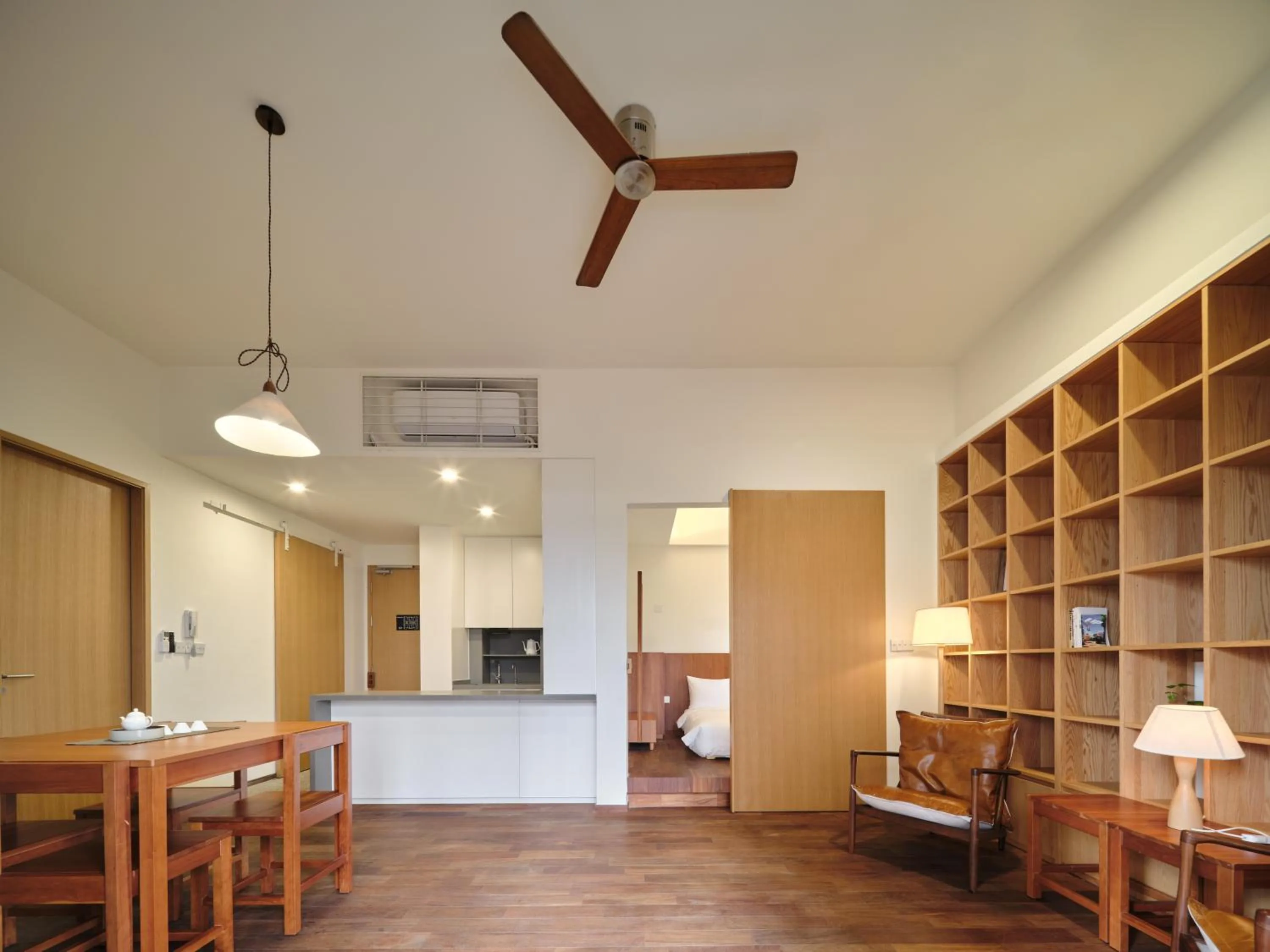 Living room in Wutong Hotel Apartment Bao'an Center