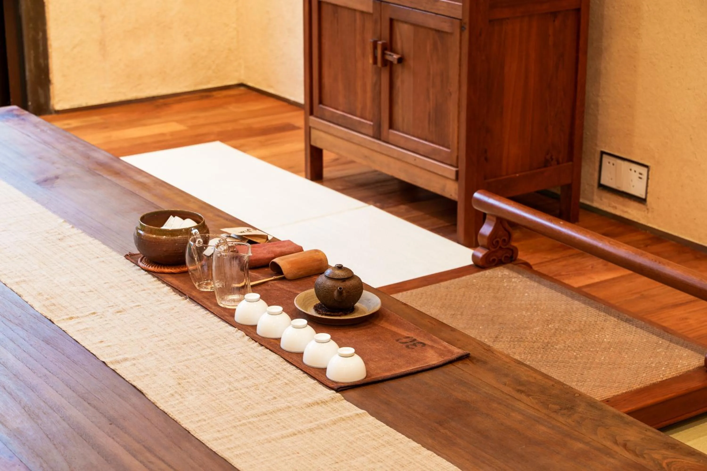 Seating area in Wutong Hotel Apartment Bao'an Center