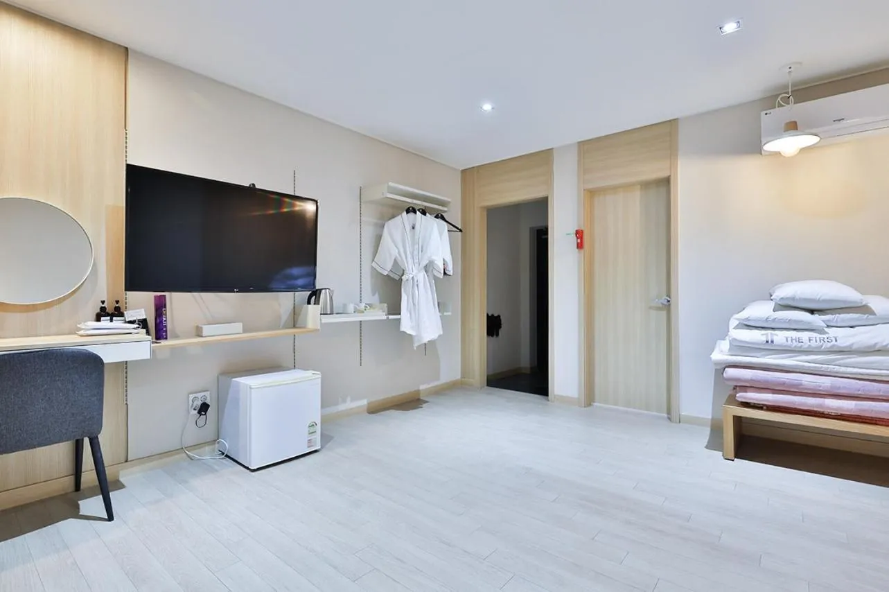 Bed in The First Hotel