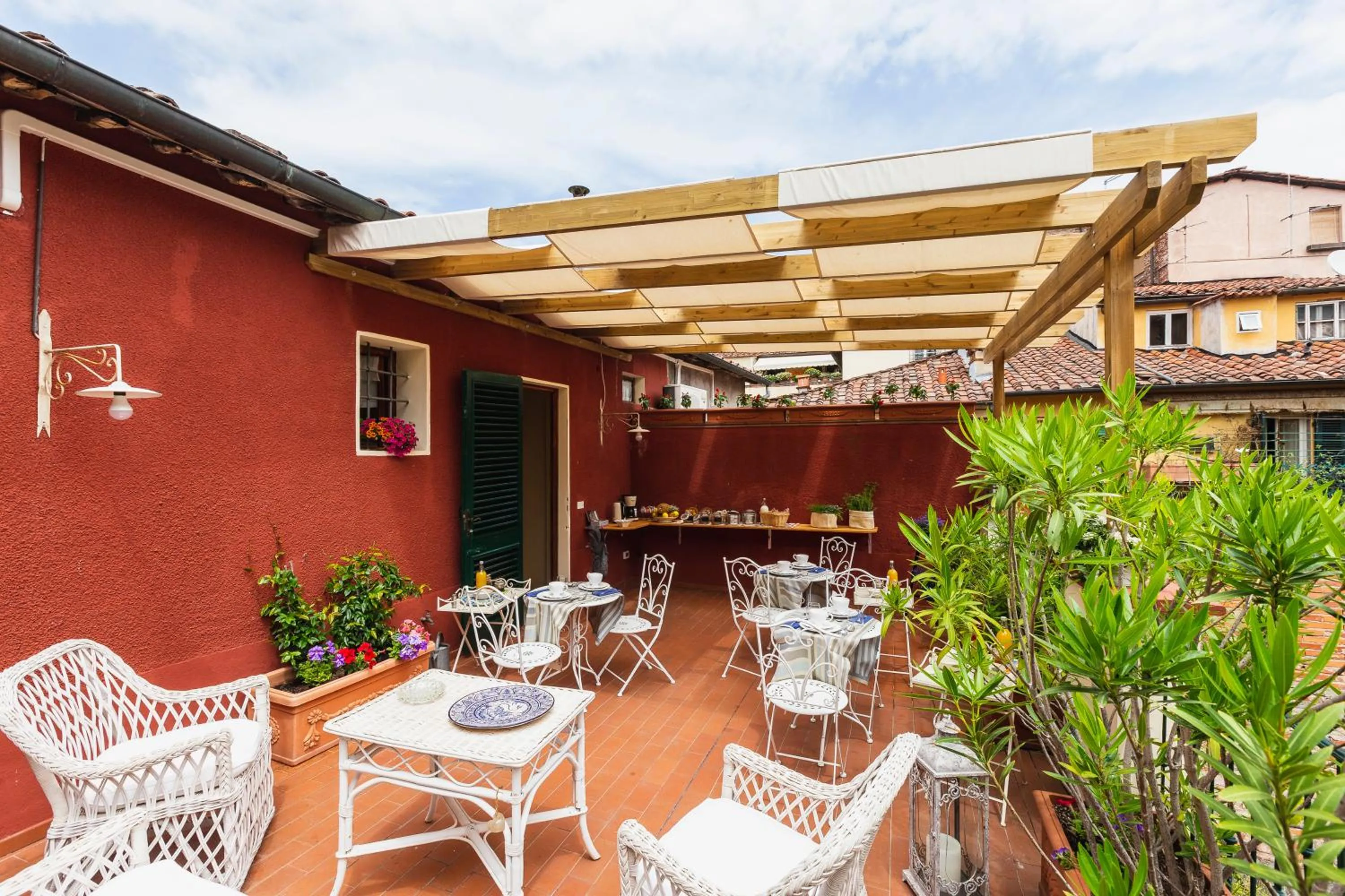 Patio in Bed & Breakfast Corte Toro