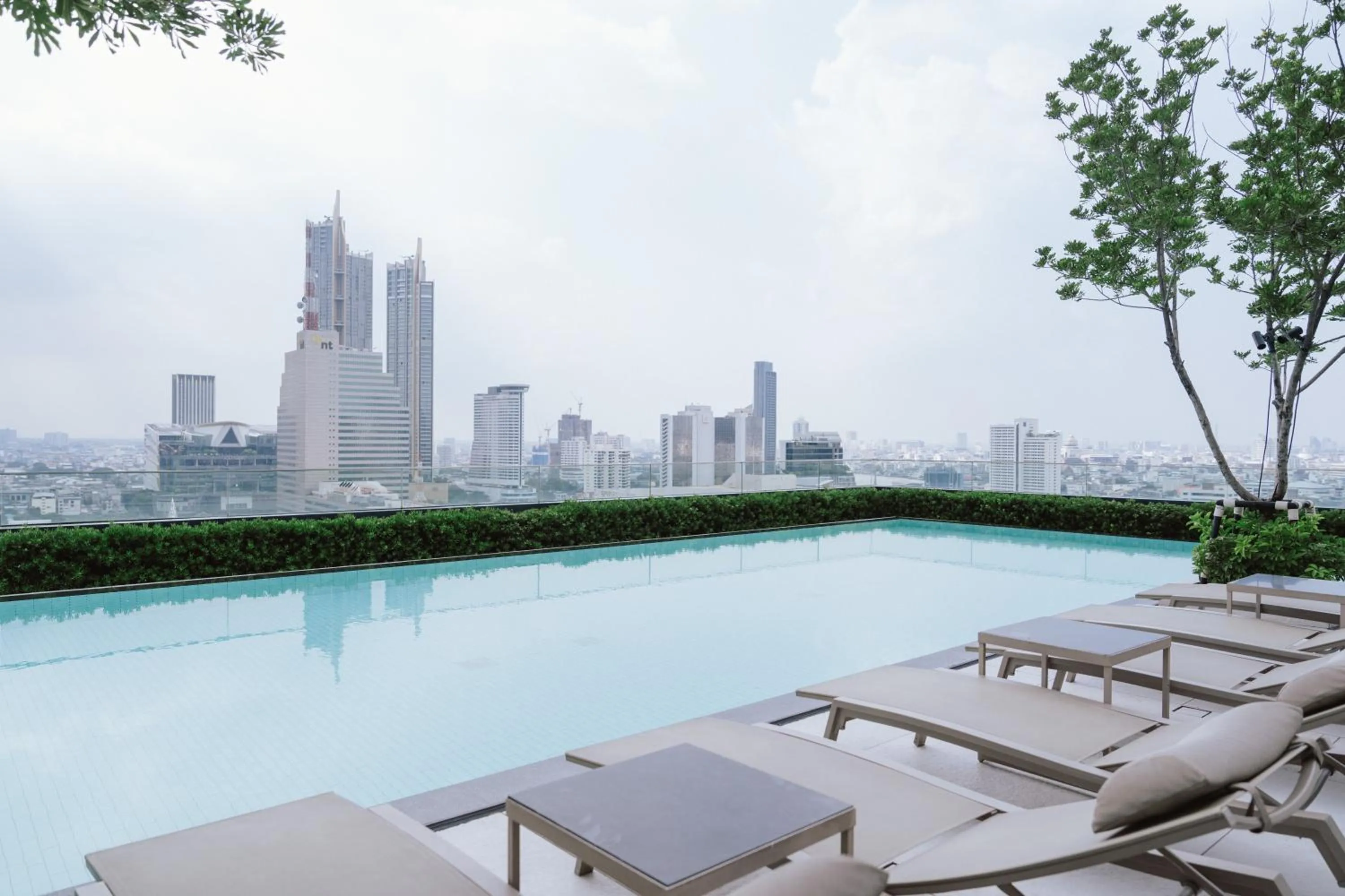 Swimming pool in Grande Centre Point Surawong Bangkok
