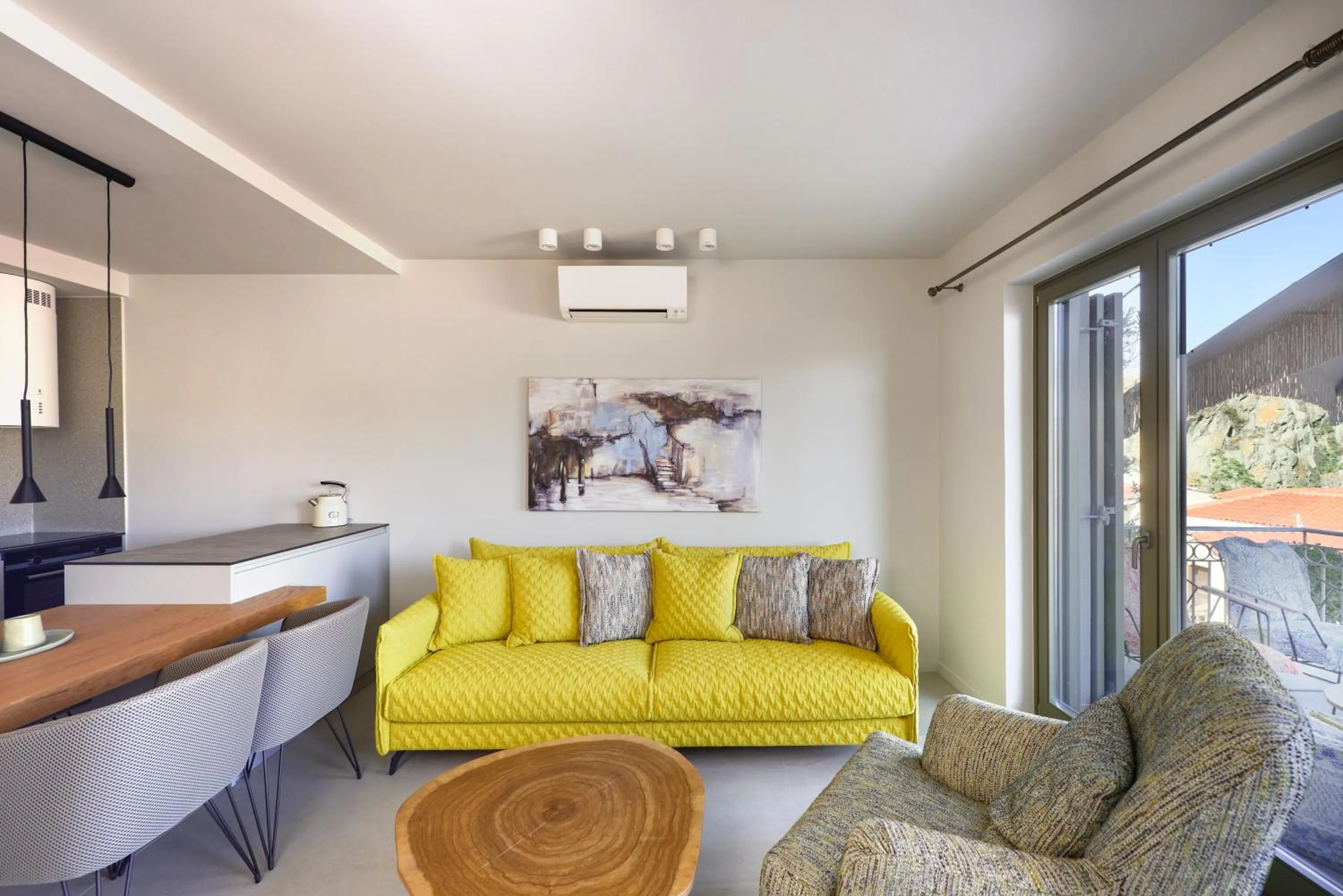 Seating area in Kale Alti residences