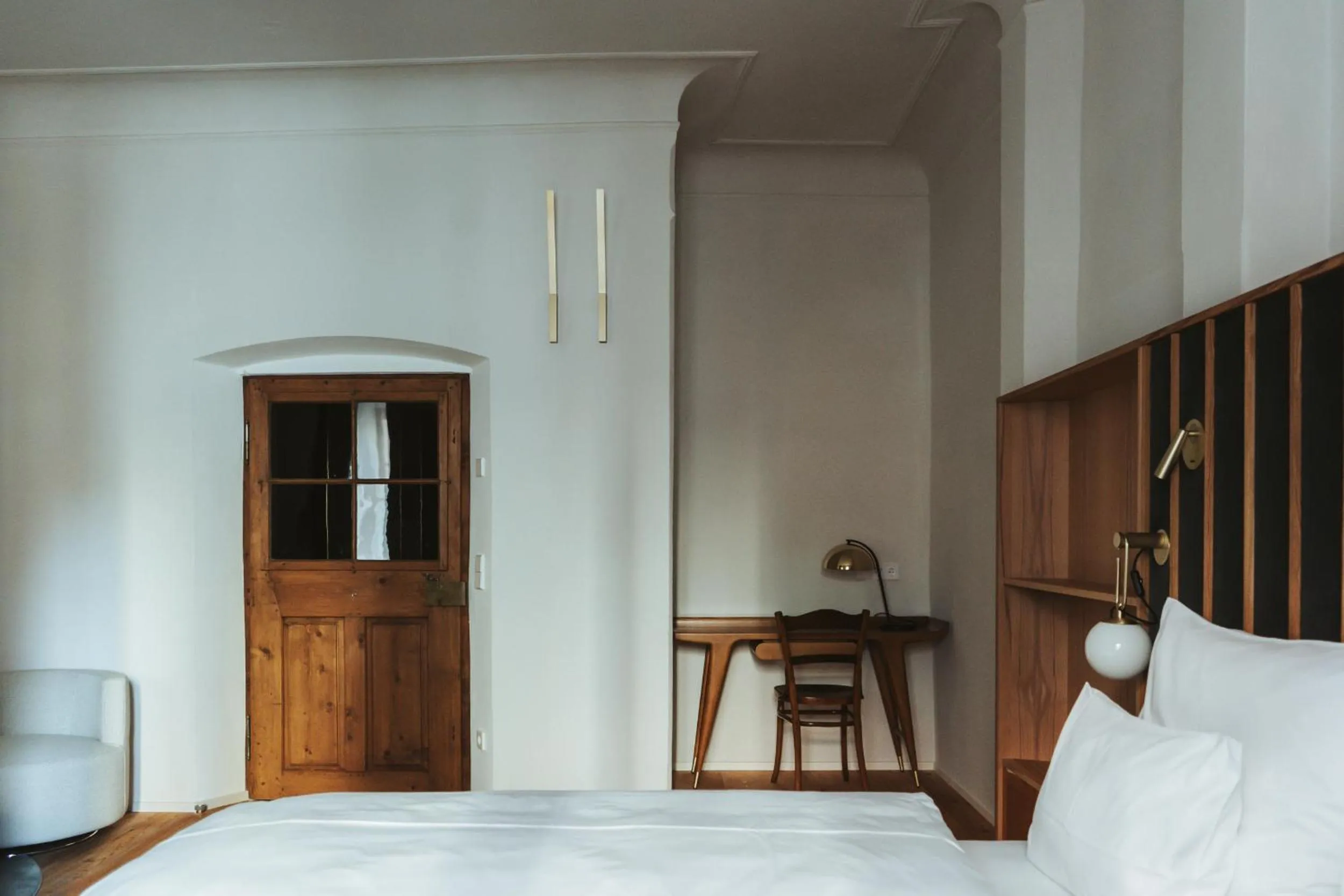 Bed in Arthotel Lasserhaus