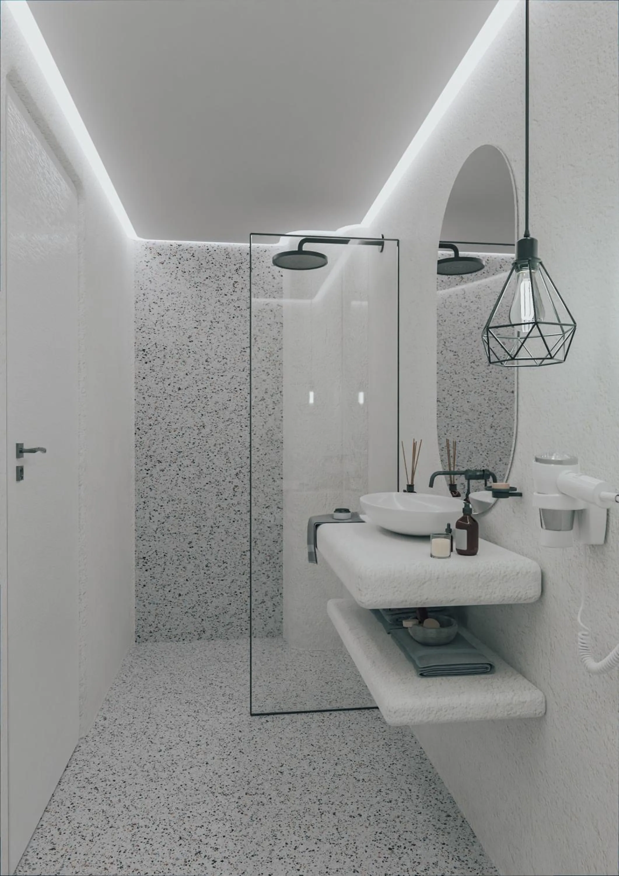 Cozy room with partial sea view in Alana Mykonos