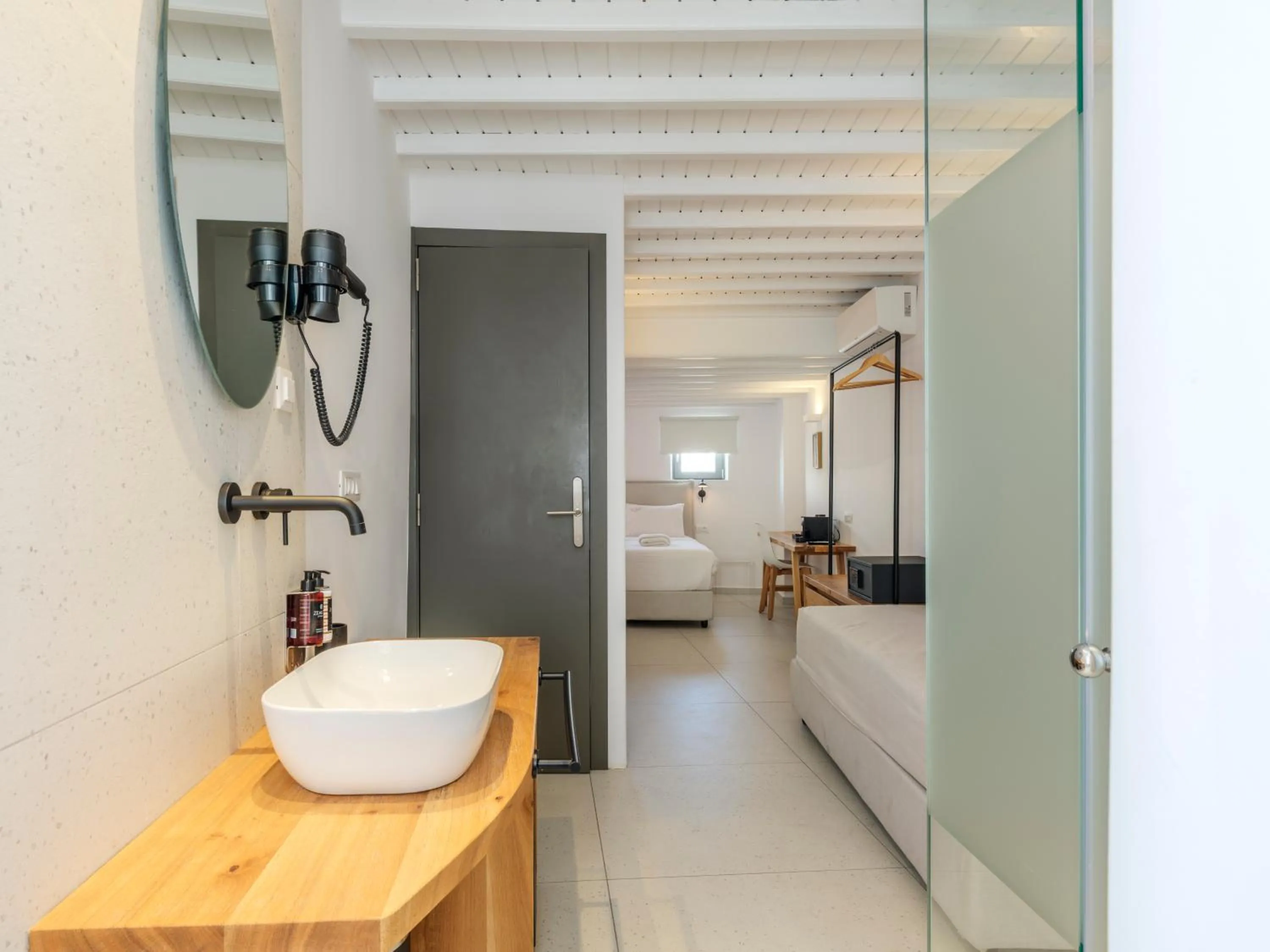 Bathroom, Bed in Alana Mykonos