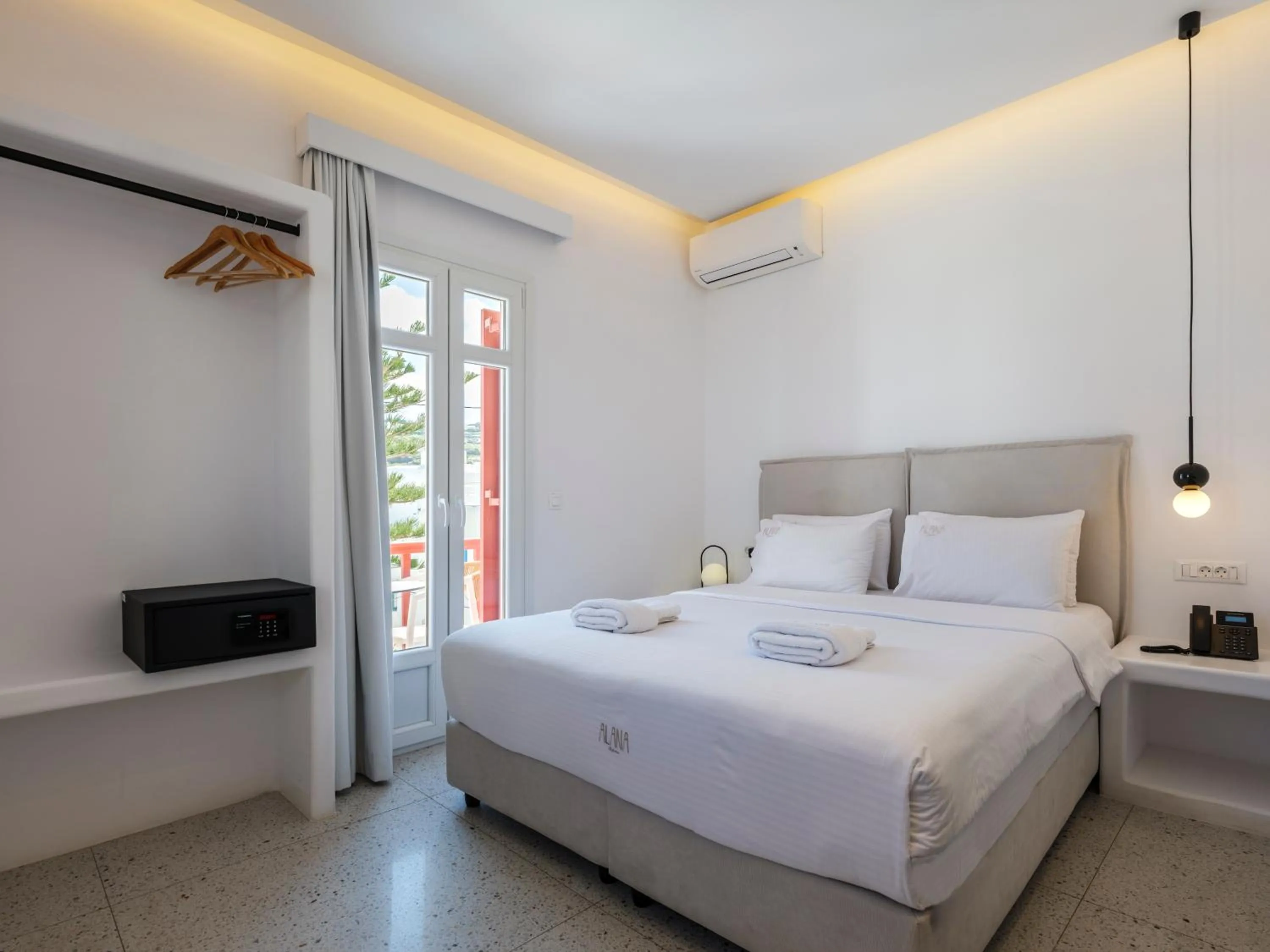 Bed in Alana Mykonos