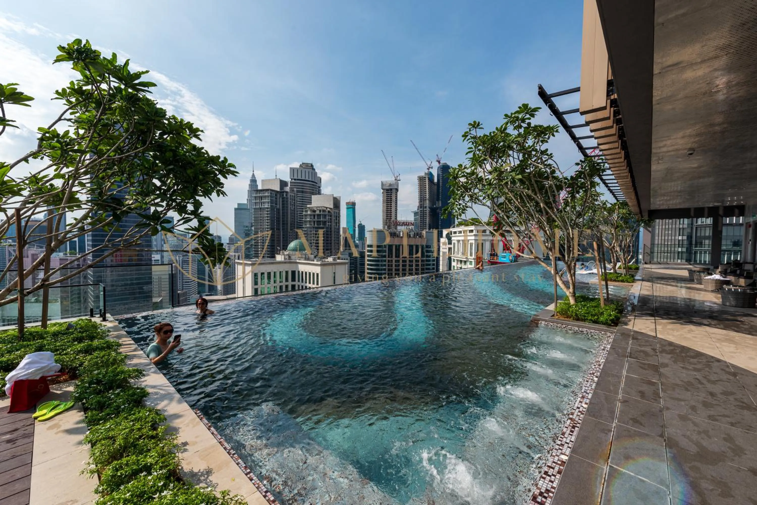 Swimming pool in Axon Premier Suites Kuala Lumpur