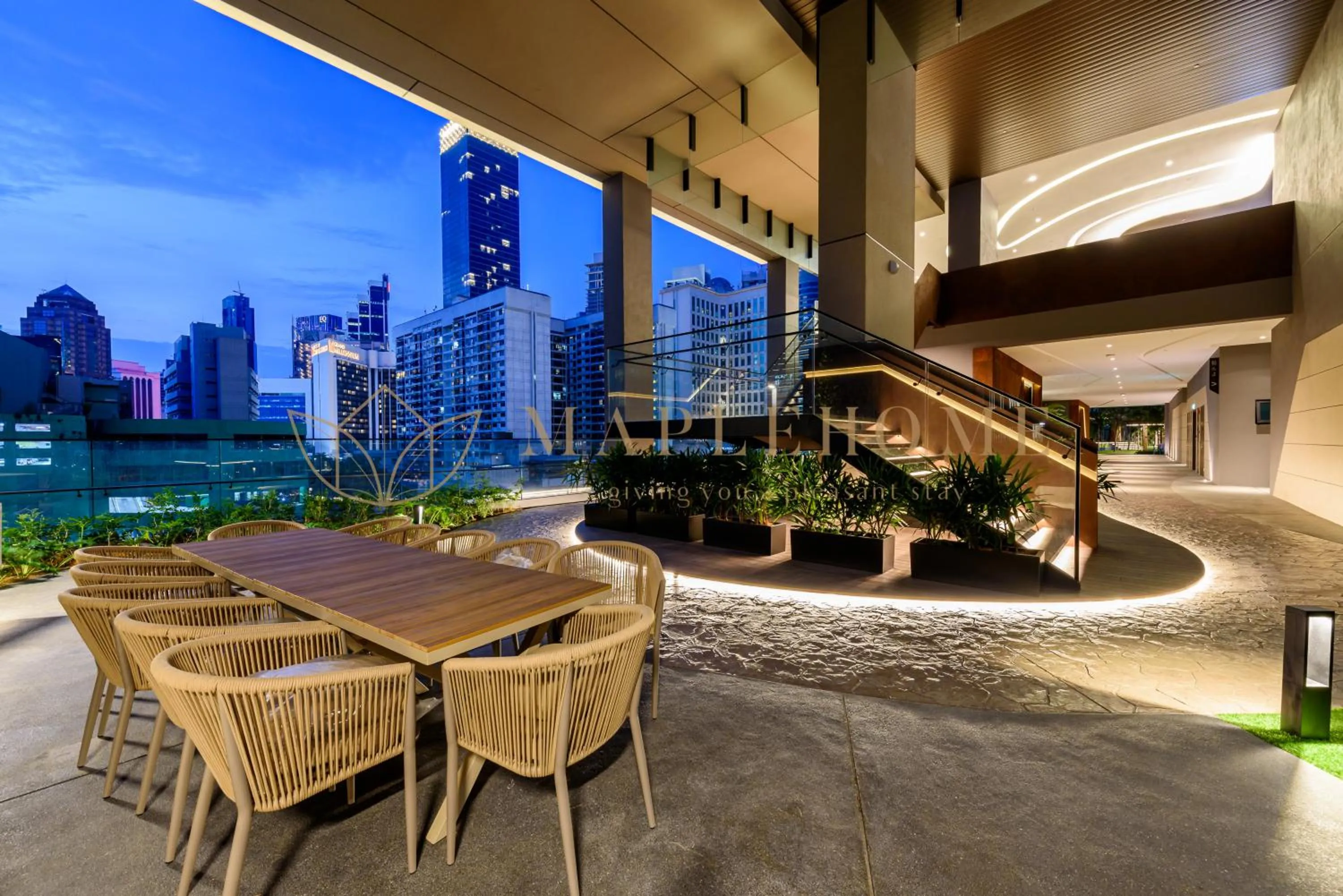 Seating area in Axon Premier Suites Kuala Lumpur
