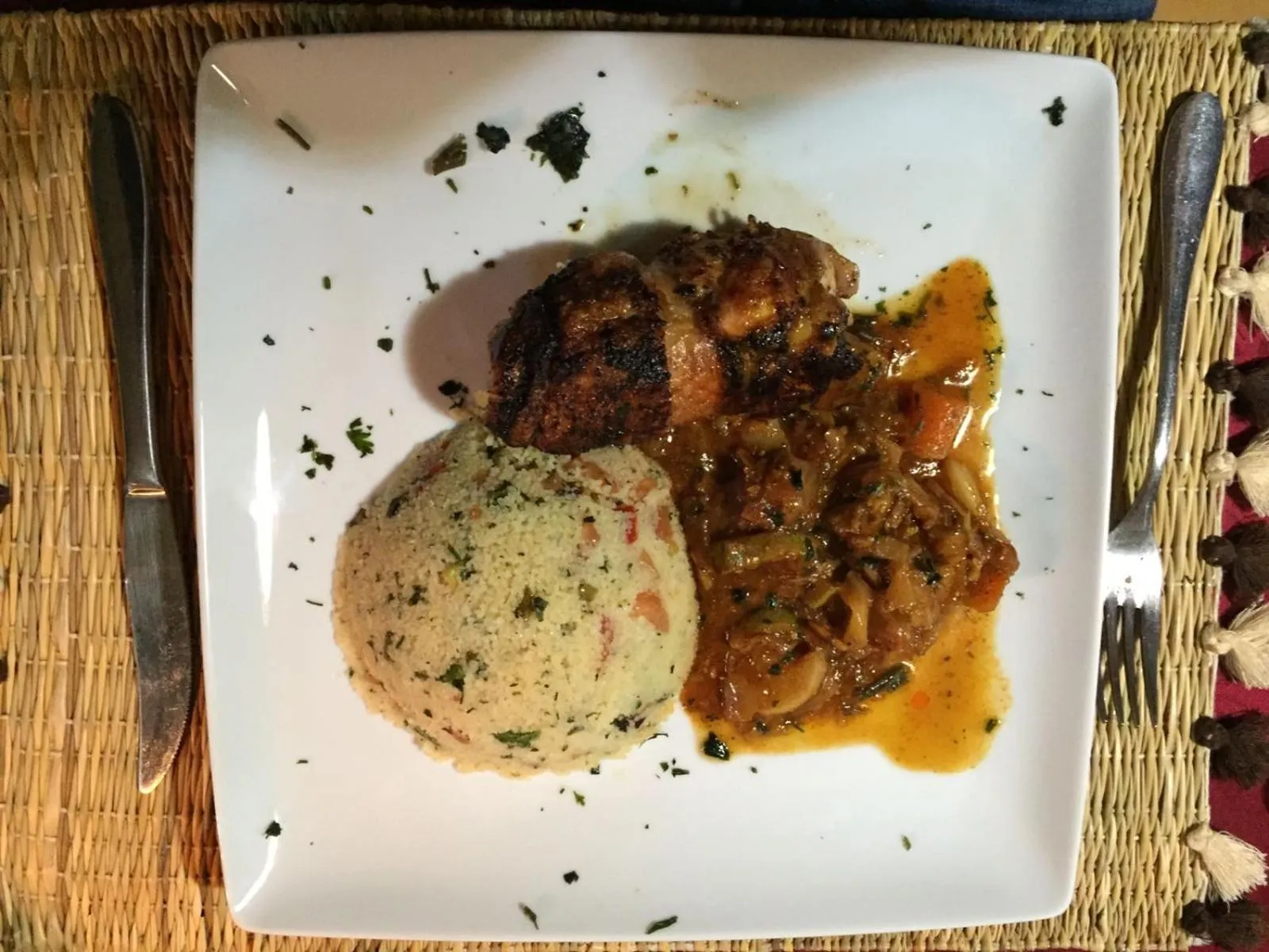 Lunch in Auberge La Fibule Du Dades