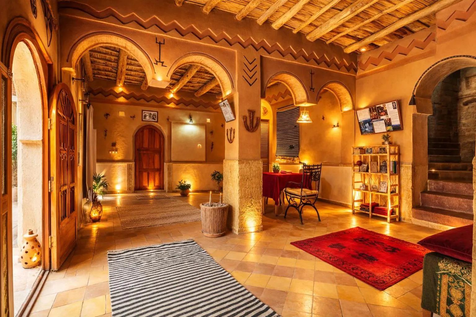 Seating area in Auberge La Fibule Du Dades