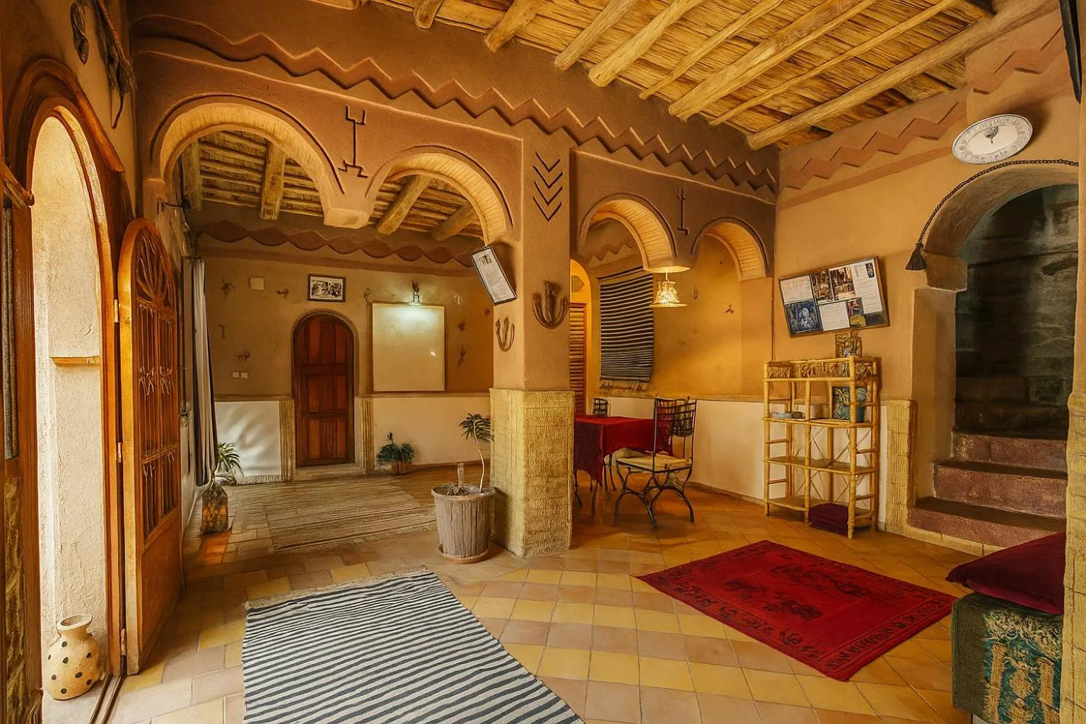 Seating area in Auberge La Fibule Du Dades