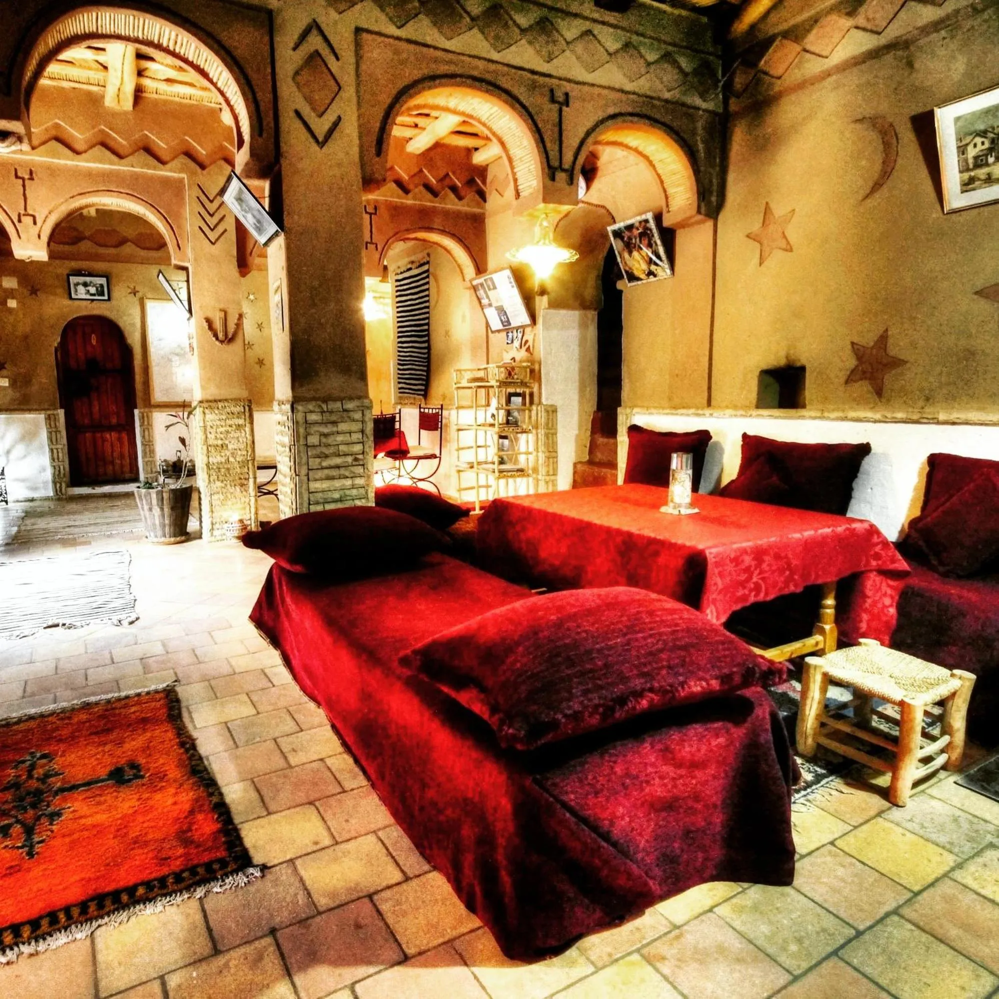Seating area in Auberge La Fibule Du Dades