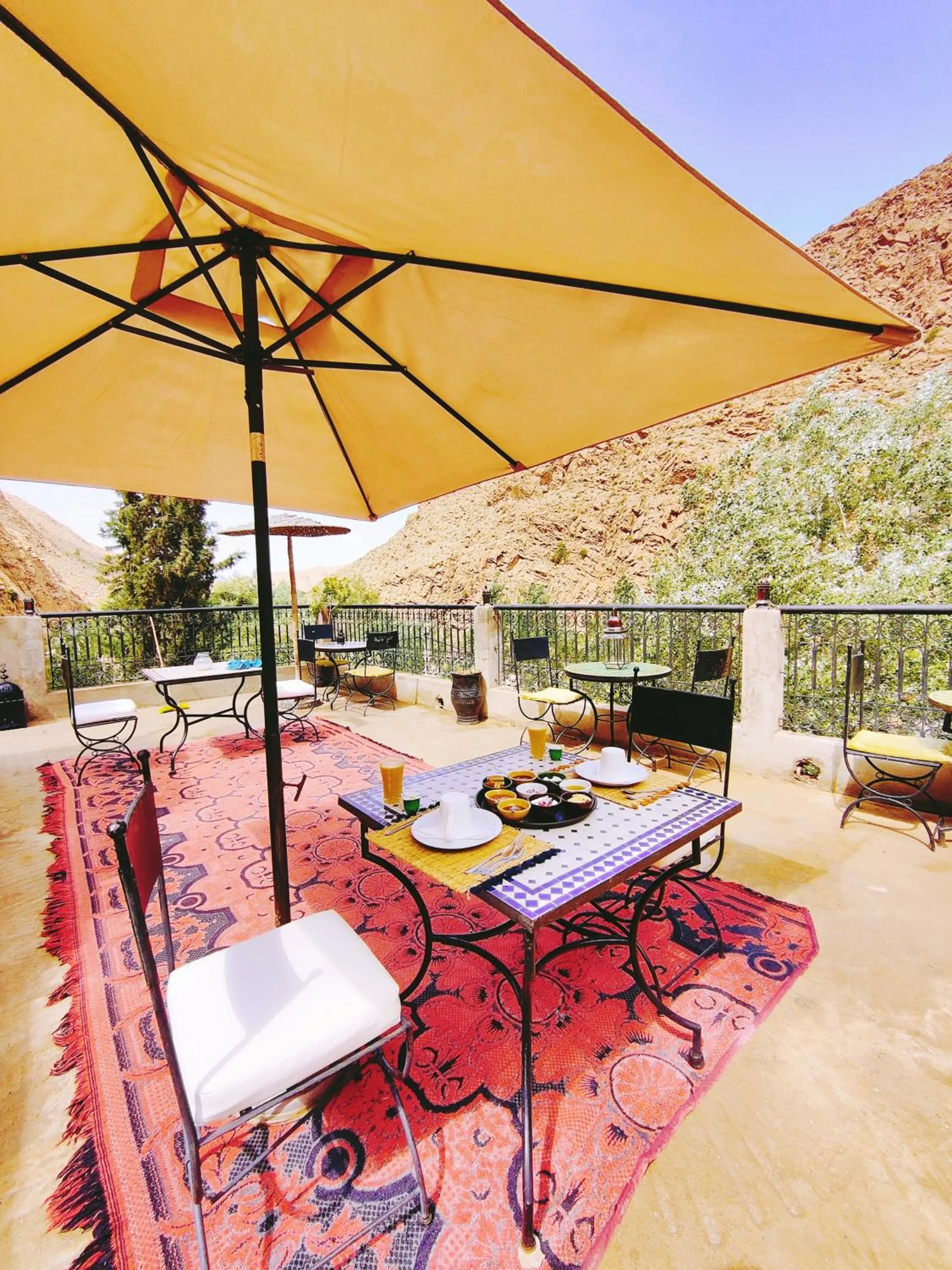 Mountain view in Auberge La Fibule Du Dades