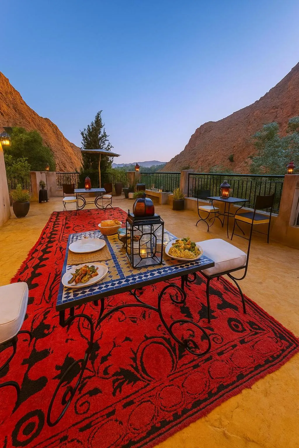 Patio in Auberge La Fibule Du Dades
