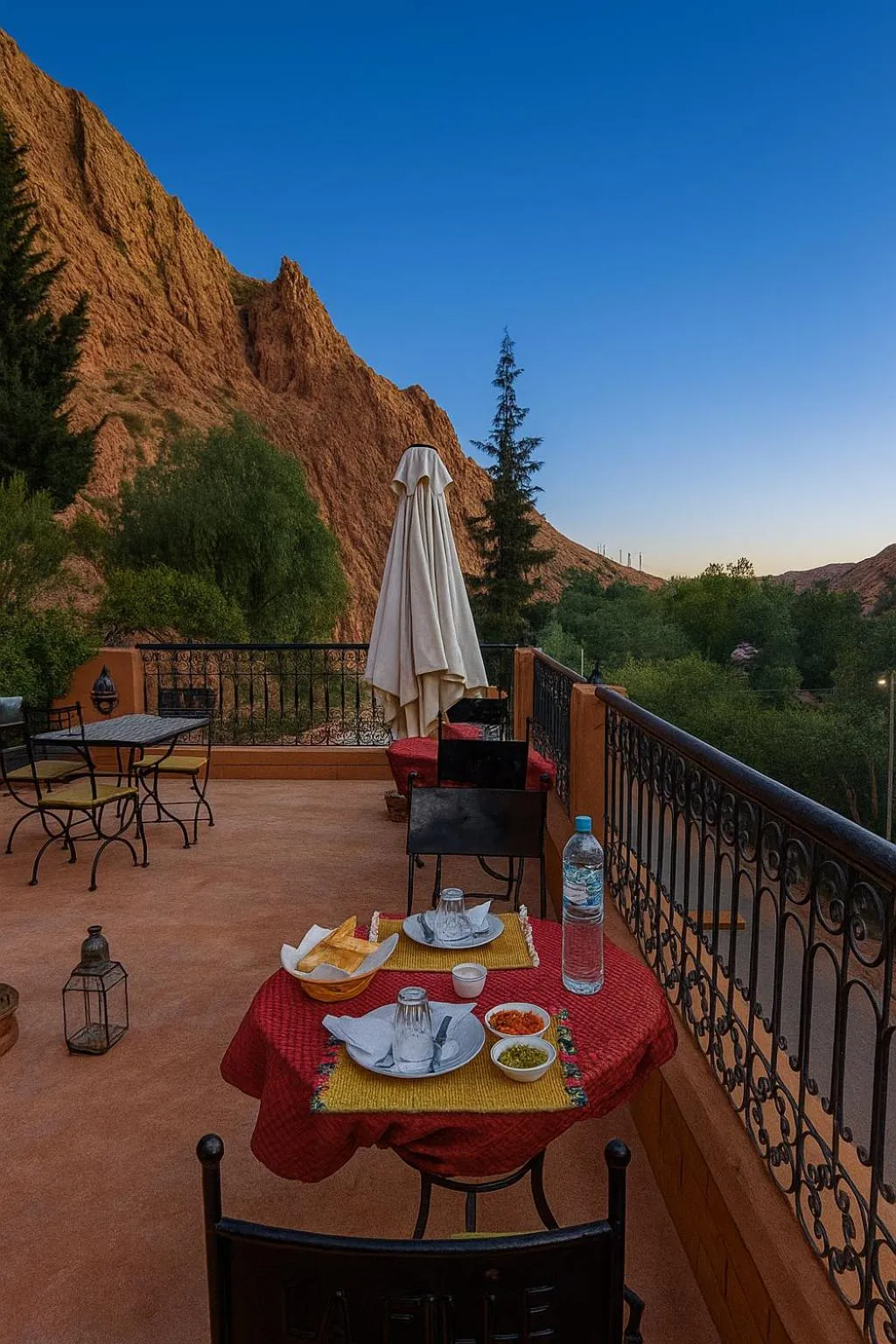 Patio in Auberge La Fibule Du Dades