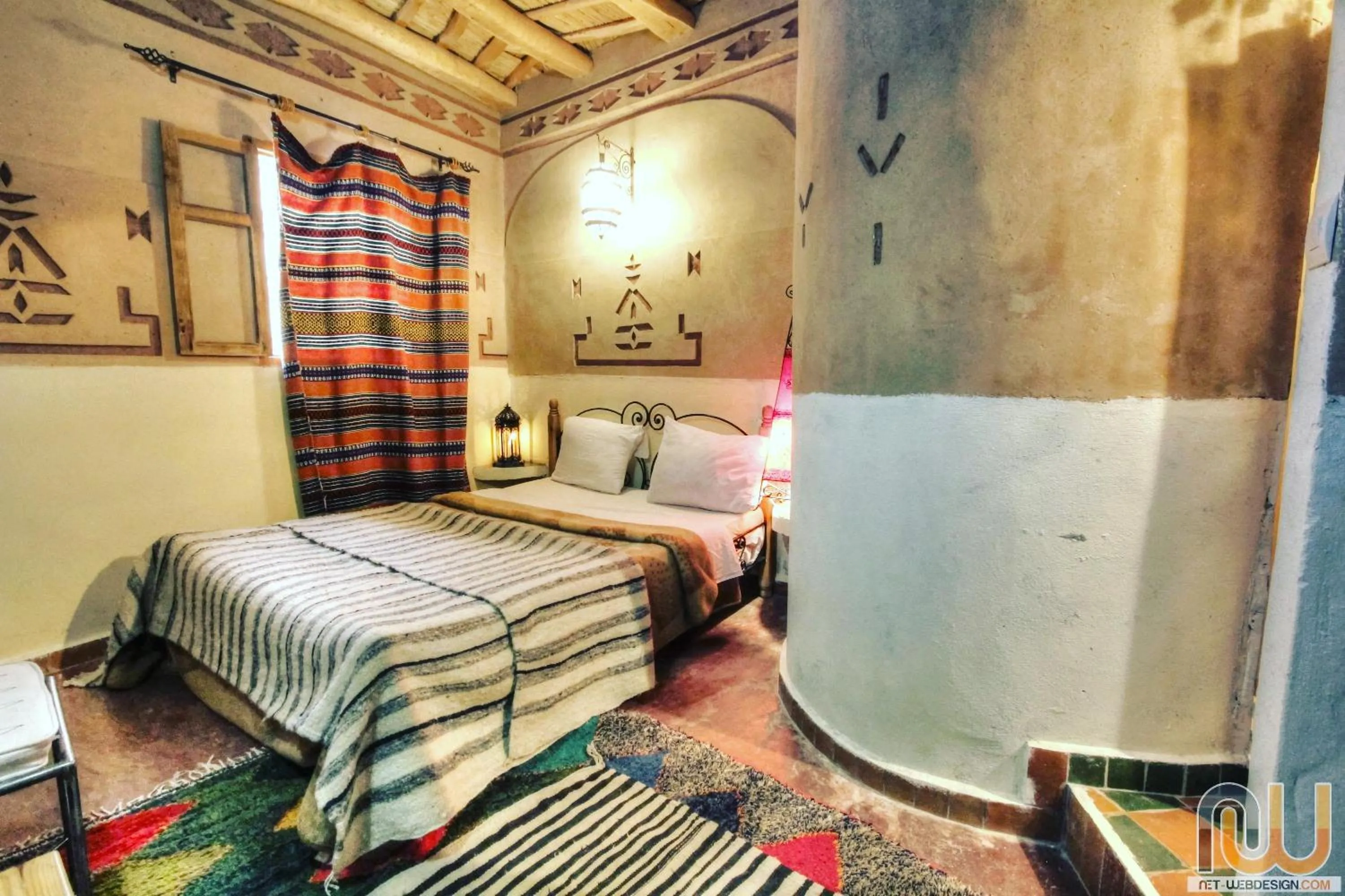 Photo of the whole room, Bed in Auberge La Fibule Du Dades