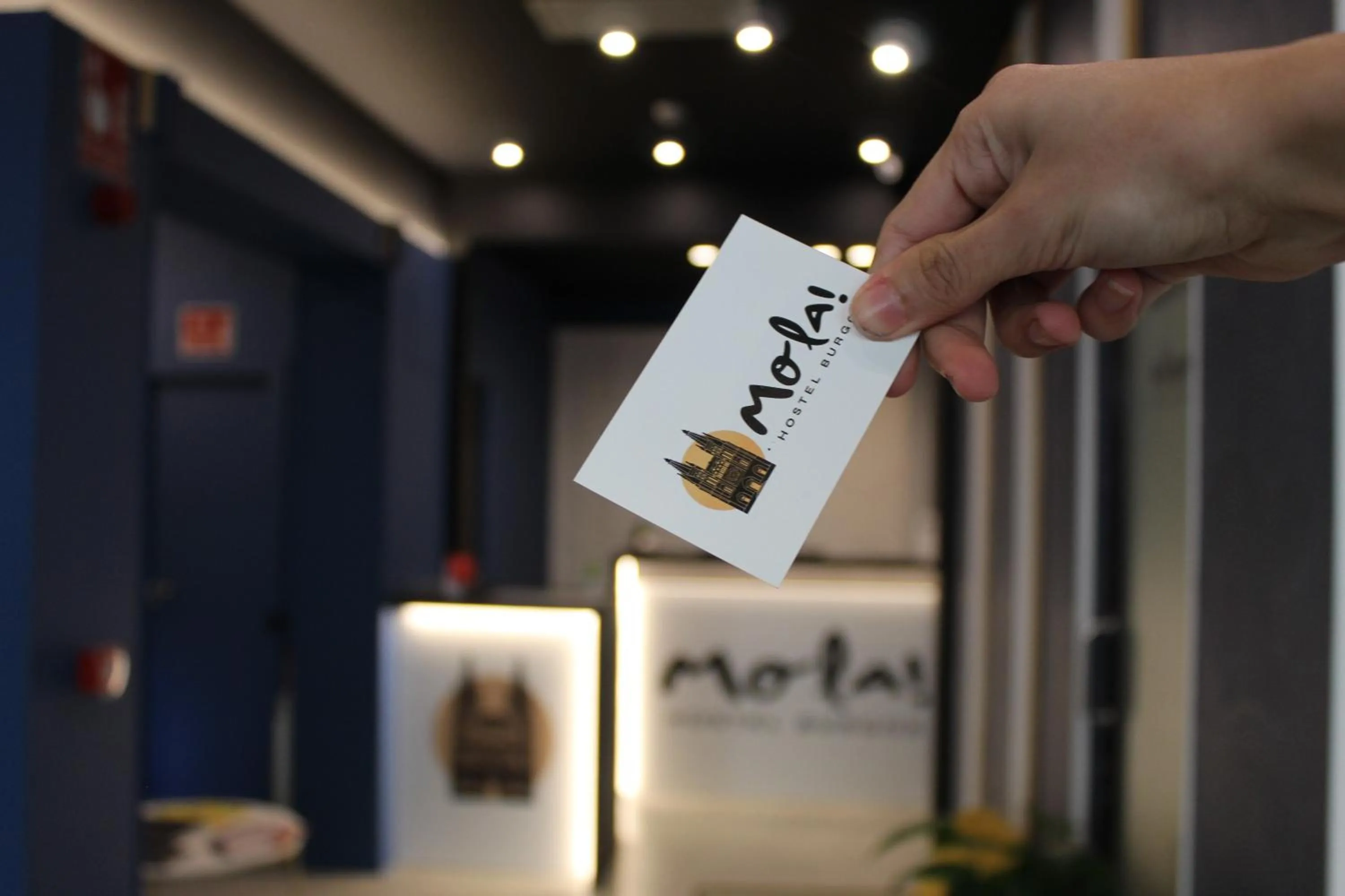 Lobby or reception in Mola! Hostel Burgos