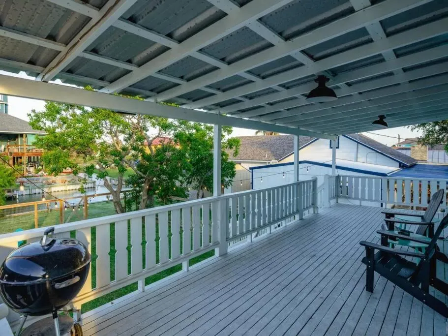 Patio in Casa Rockport - Waterfront + Pet Friendly