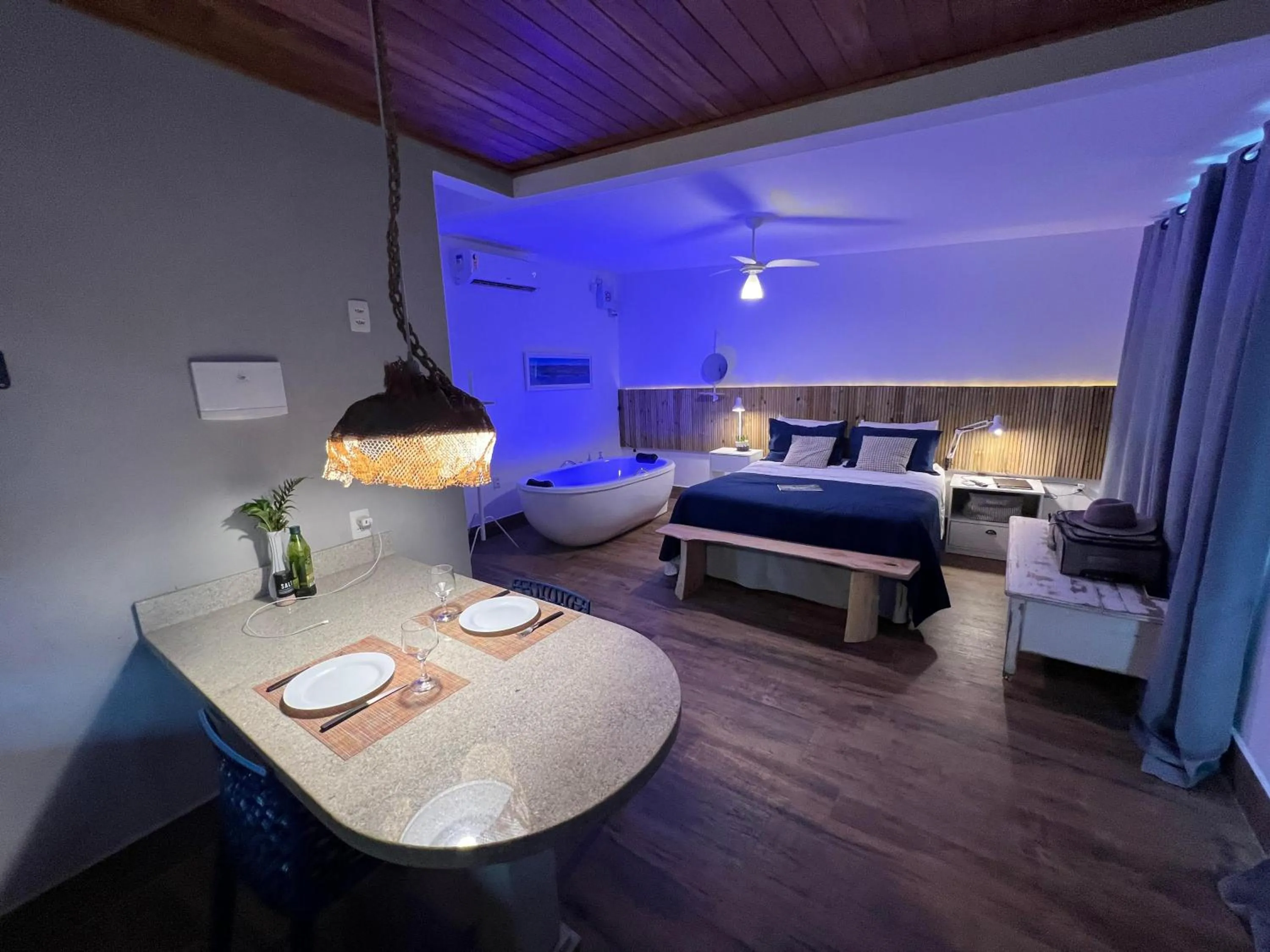 Bed in Chalés e Bangalôs Ibiraquera