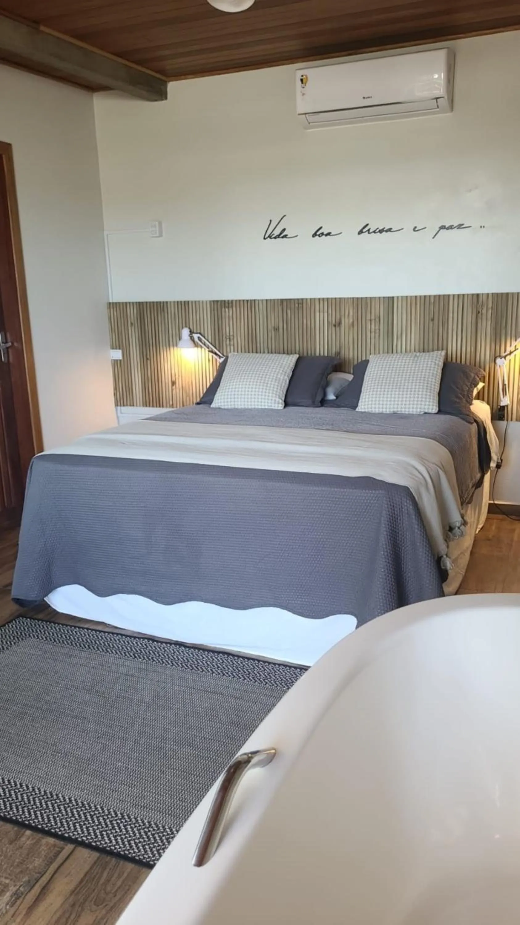 Bed in Chalés e Bangalôs Ibiraquera