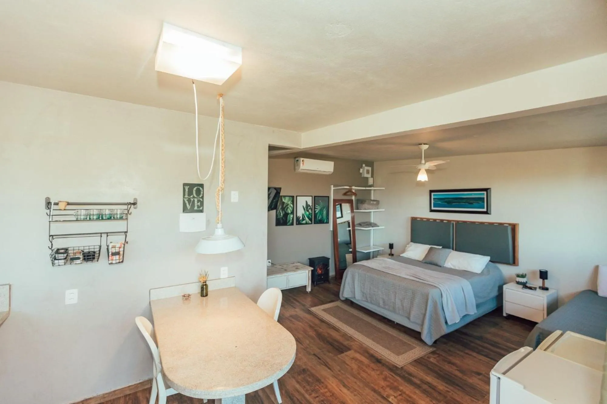 Bed in Chalés e Bangalôs Ibiraquera