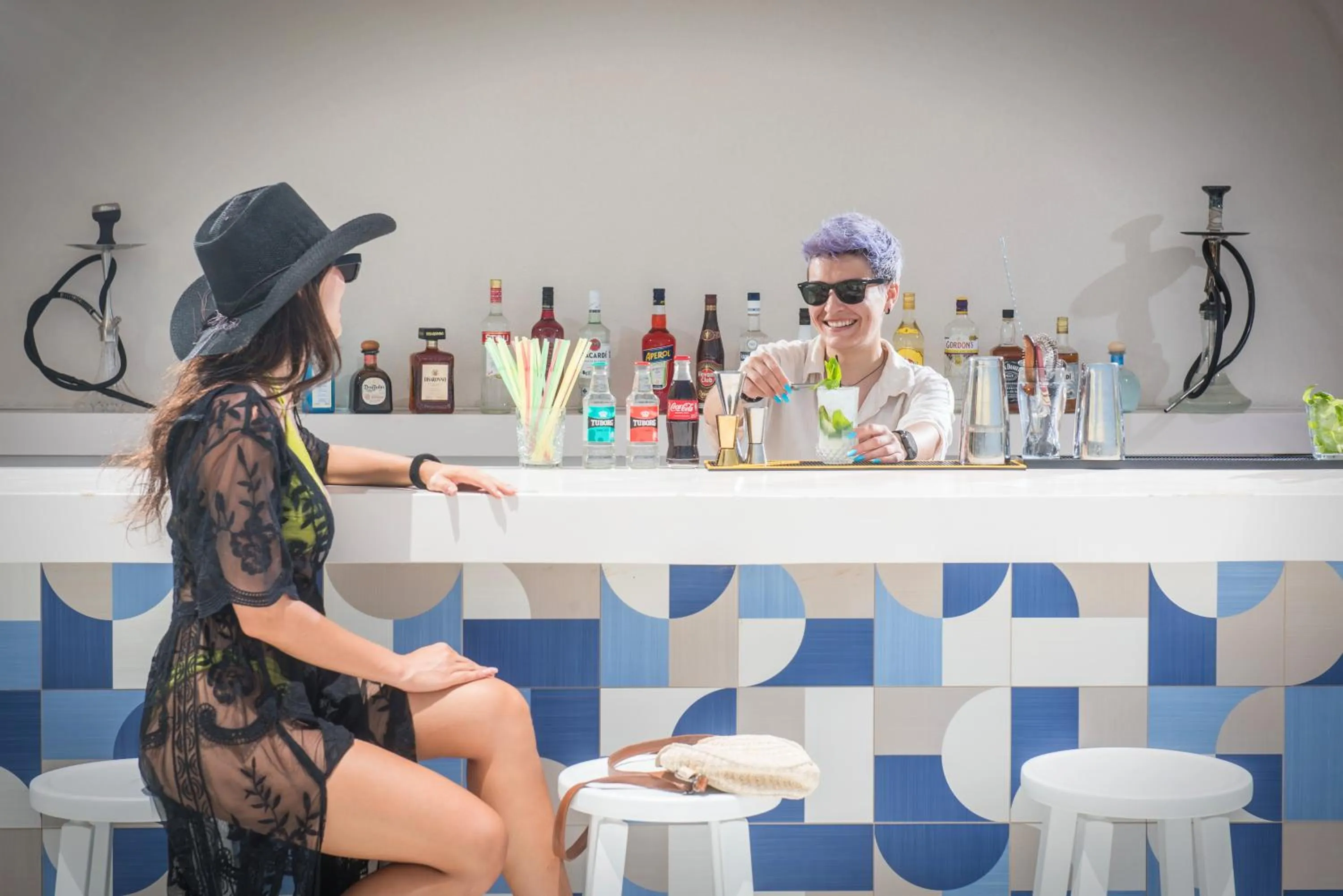 Lounge or bar in San Antonio Boutique Hotel & Spa - Adults Only