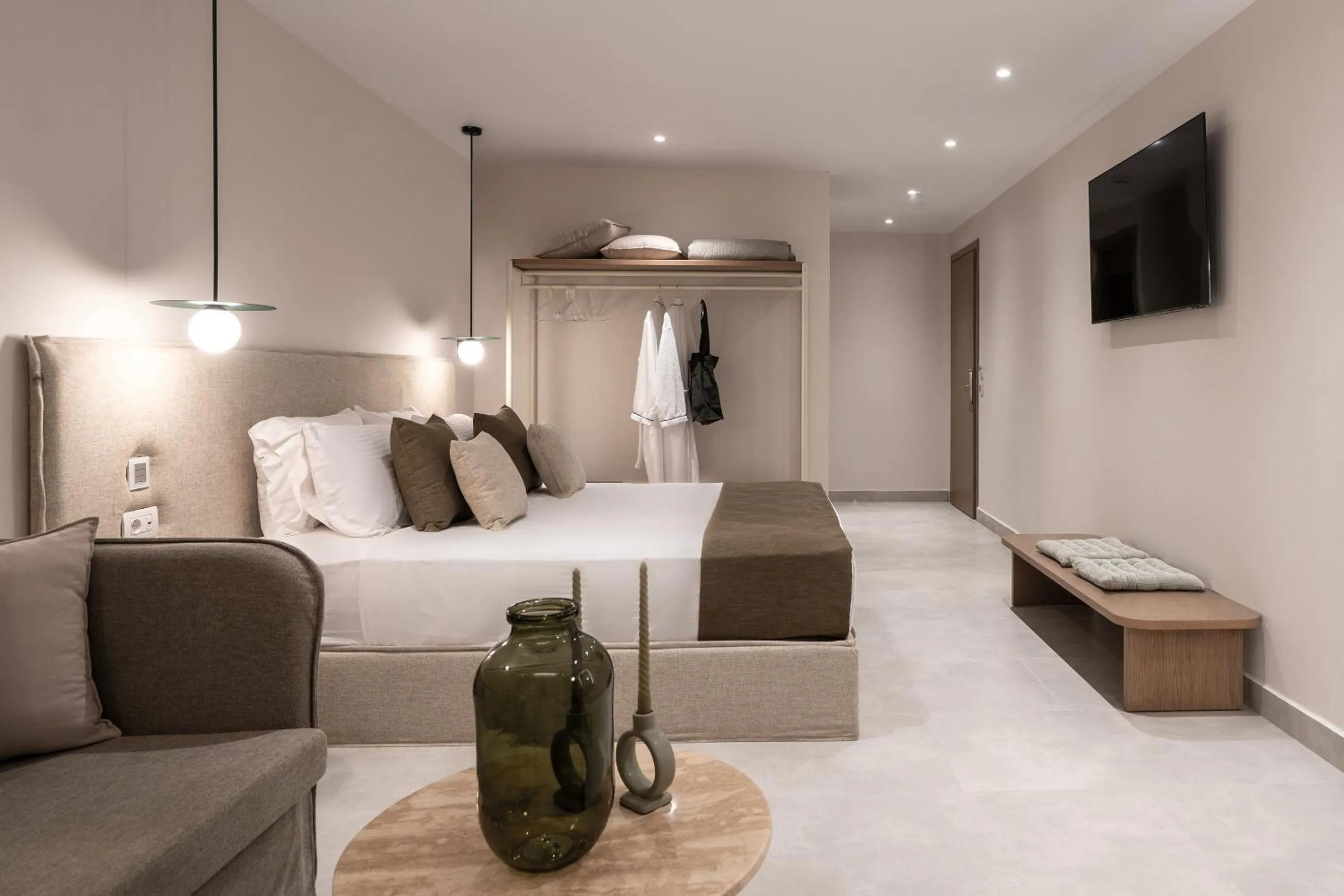 Bed in San Antonio Boutique Hotel & Spa - Adults Only