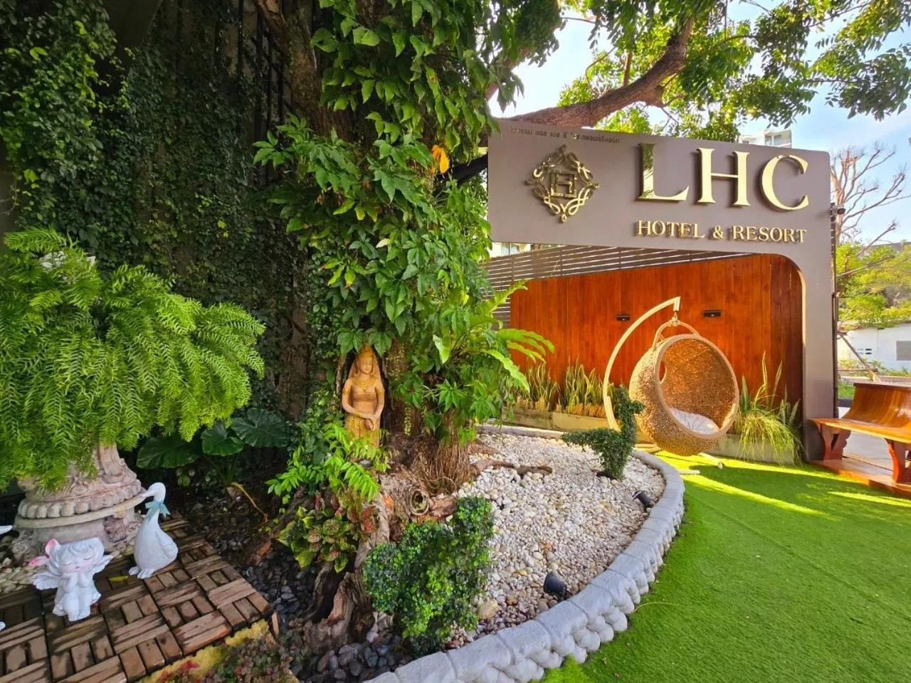Garden view in LHC HOTEL AND RESORT