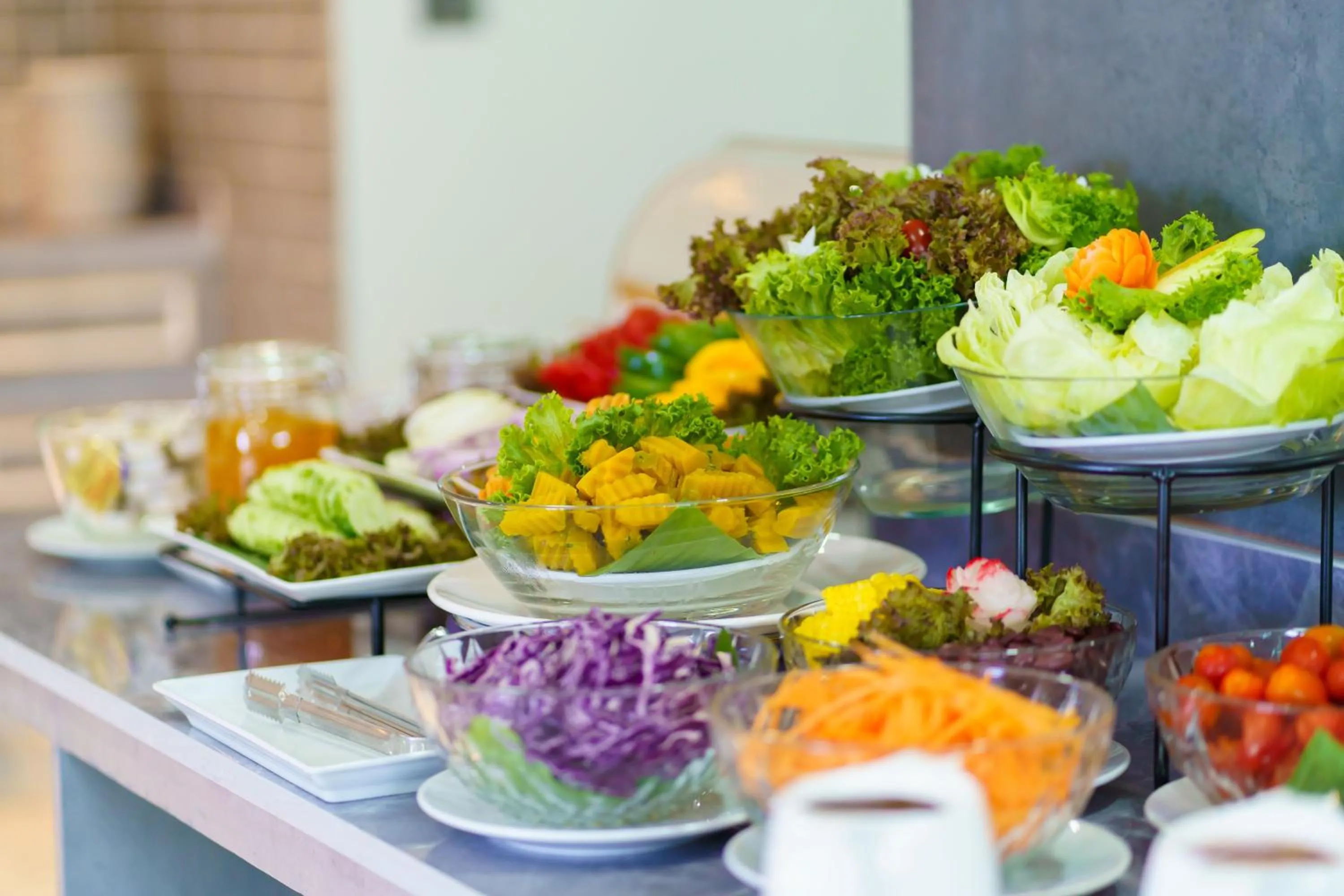 Buffet breakfast in LHC HOTEL AND RESORT